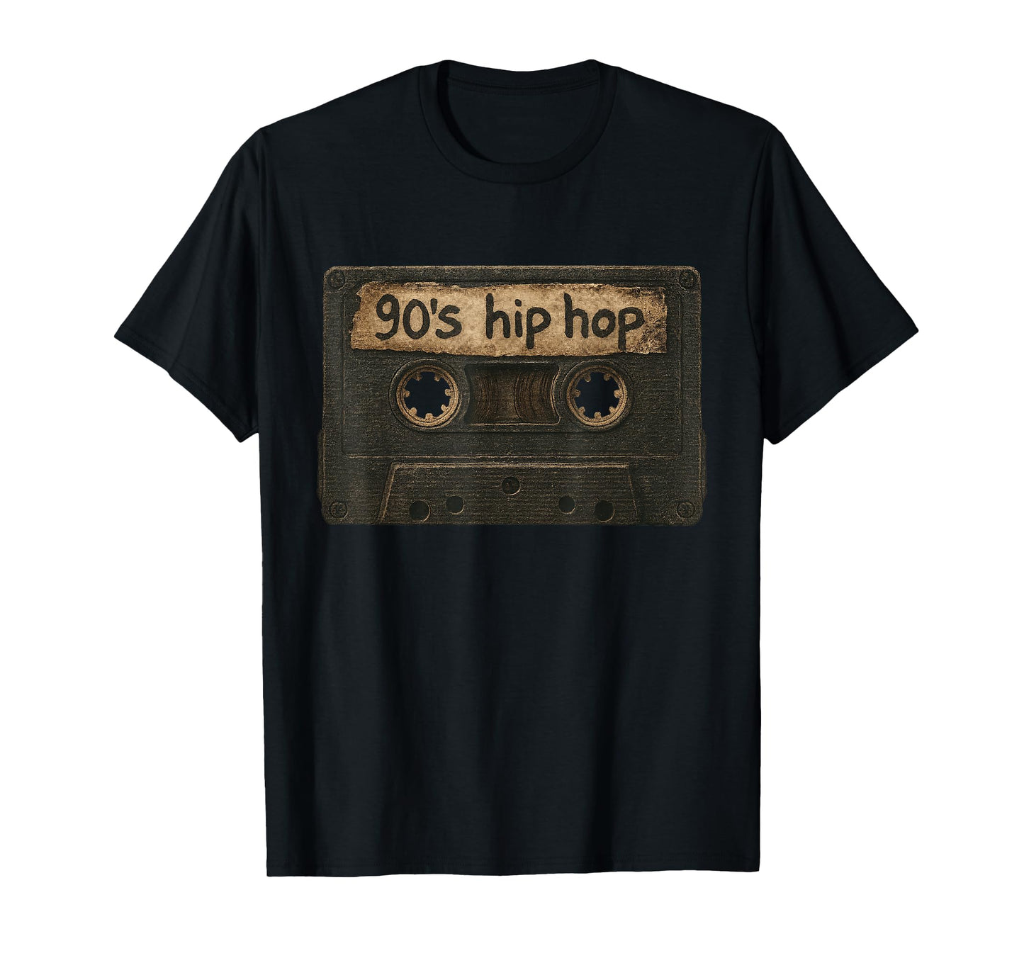 90S Hip Hop Music Cassette Mixtape T-Shirt - Graphic Print for Adults - T-Shirt, Sweatshirt, Hoodie