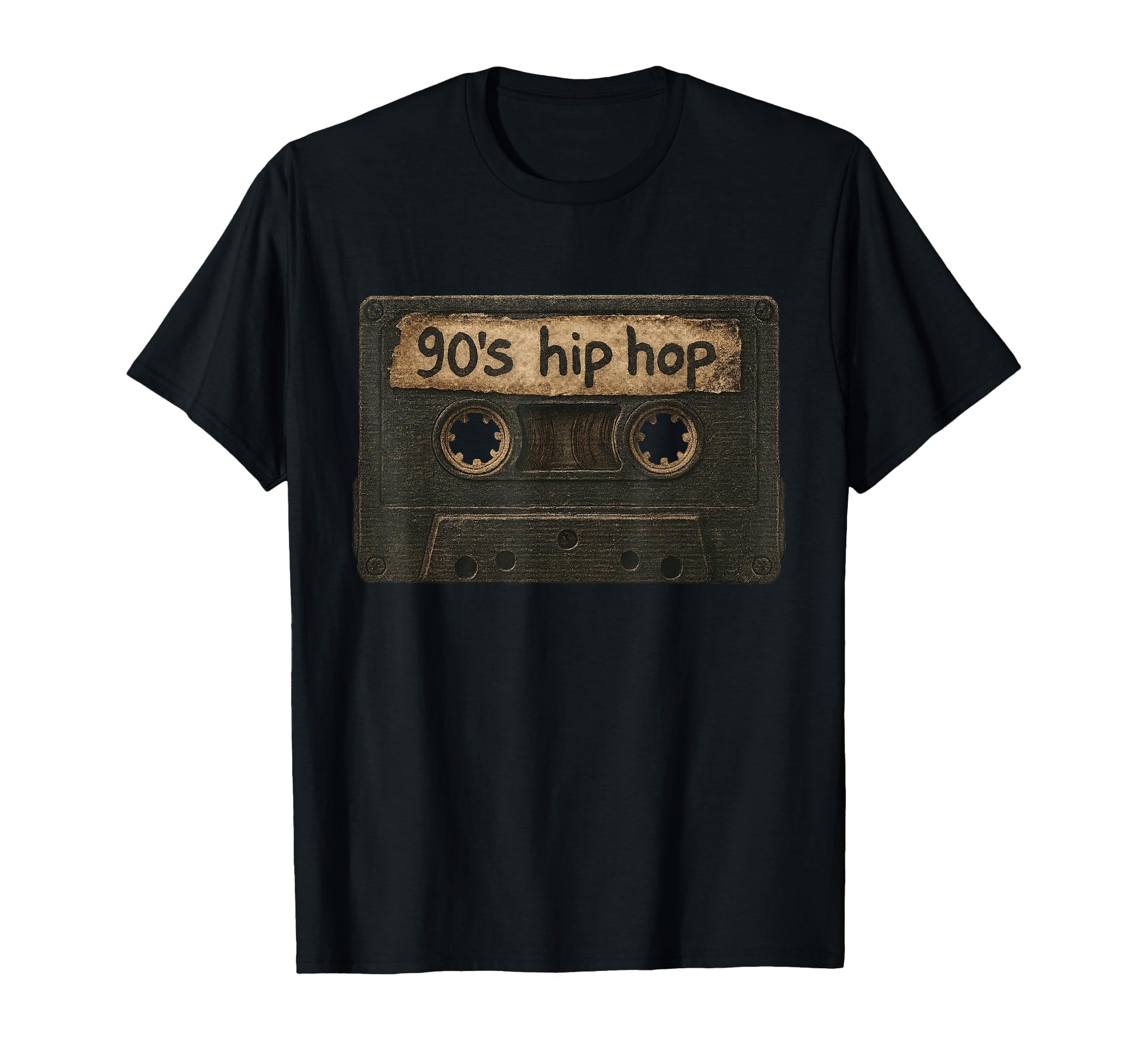 90S Hip Hop Music Cassette Mixtape T-Shirt - Graphic Print for Adults - T-Shirt, Sweatshirt, Hoodie
