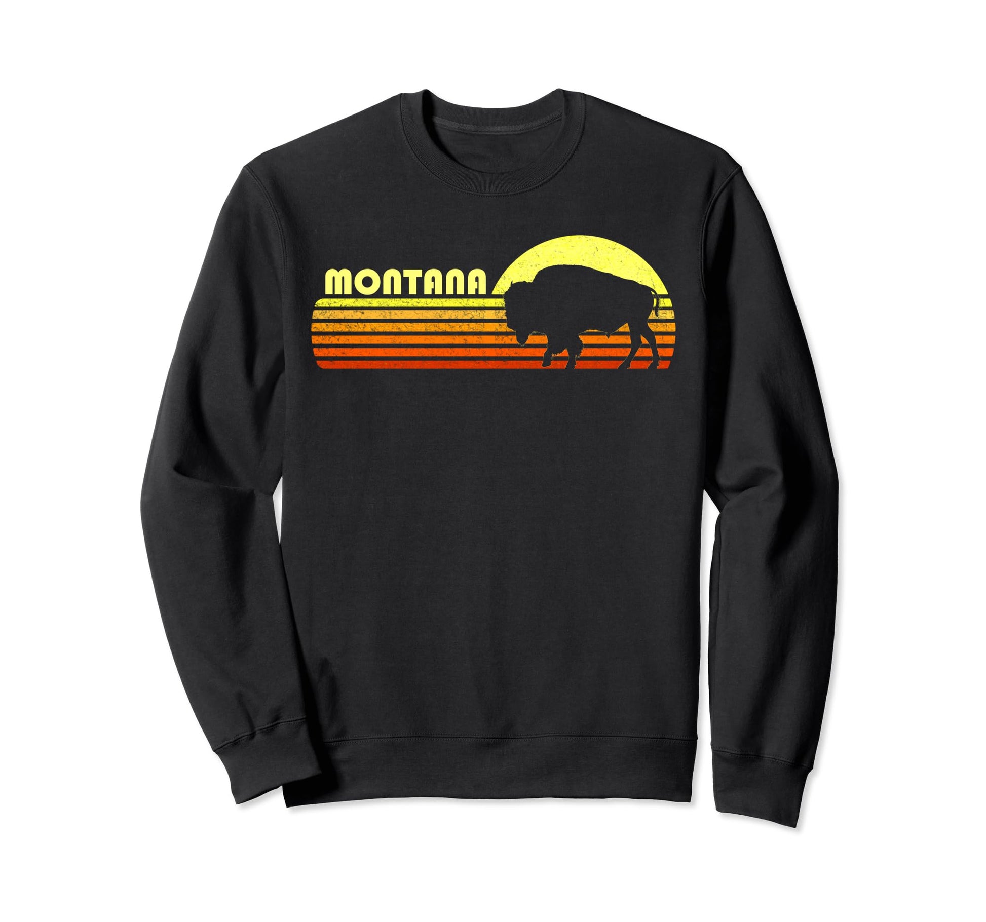 Montana American Buffalo National Sweatshirt - Fun Novelty Design Unisex - T-Shirt, Sweatshirt, Hoodie