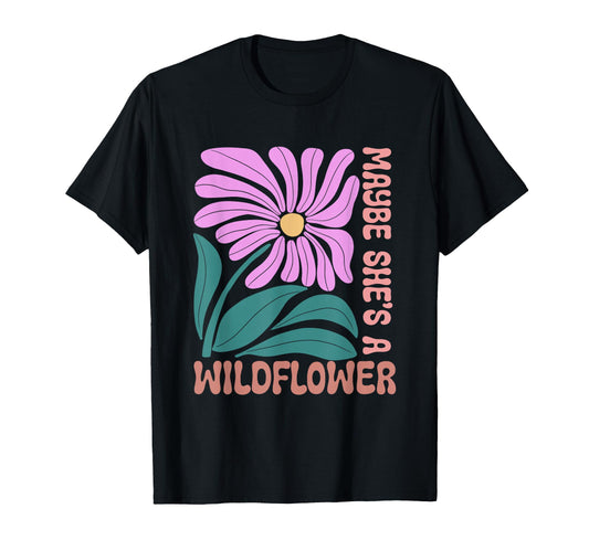 Boho Minimalistic Maybe Shes T-Shirt - Fun Novelty Design Men Women - T-Shirt, Sweatshirt, Hoodie