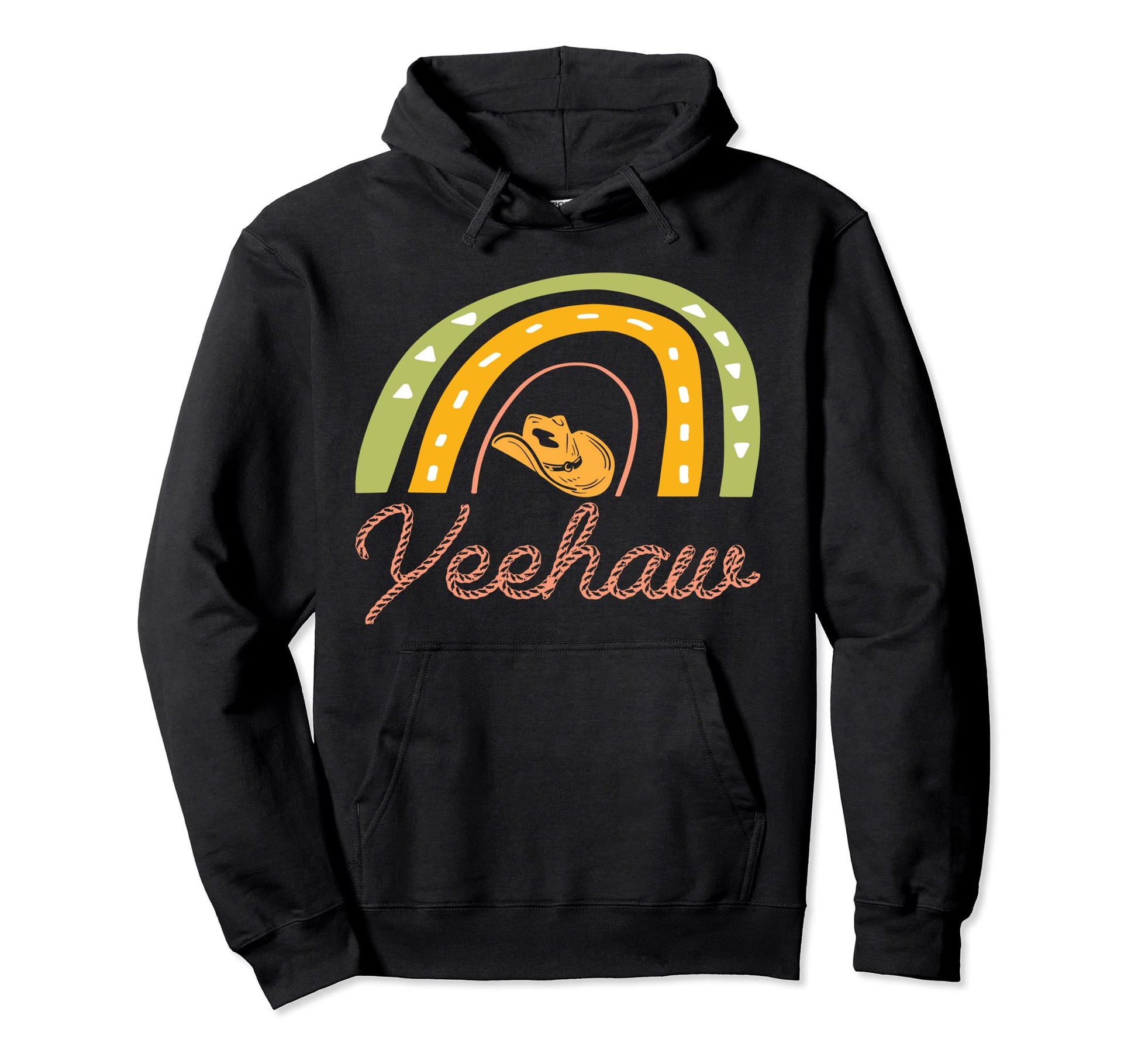 Yeehaw Cowboy Western Country Hoodie - Aesthetic Graphic Men Women - T-Shirt, Sweatshirt, Hoodie