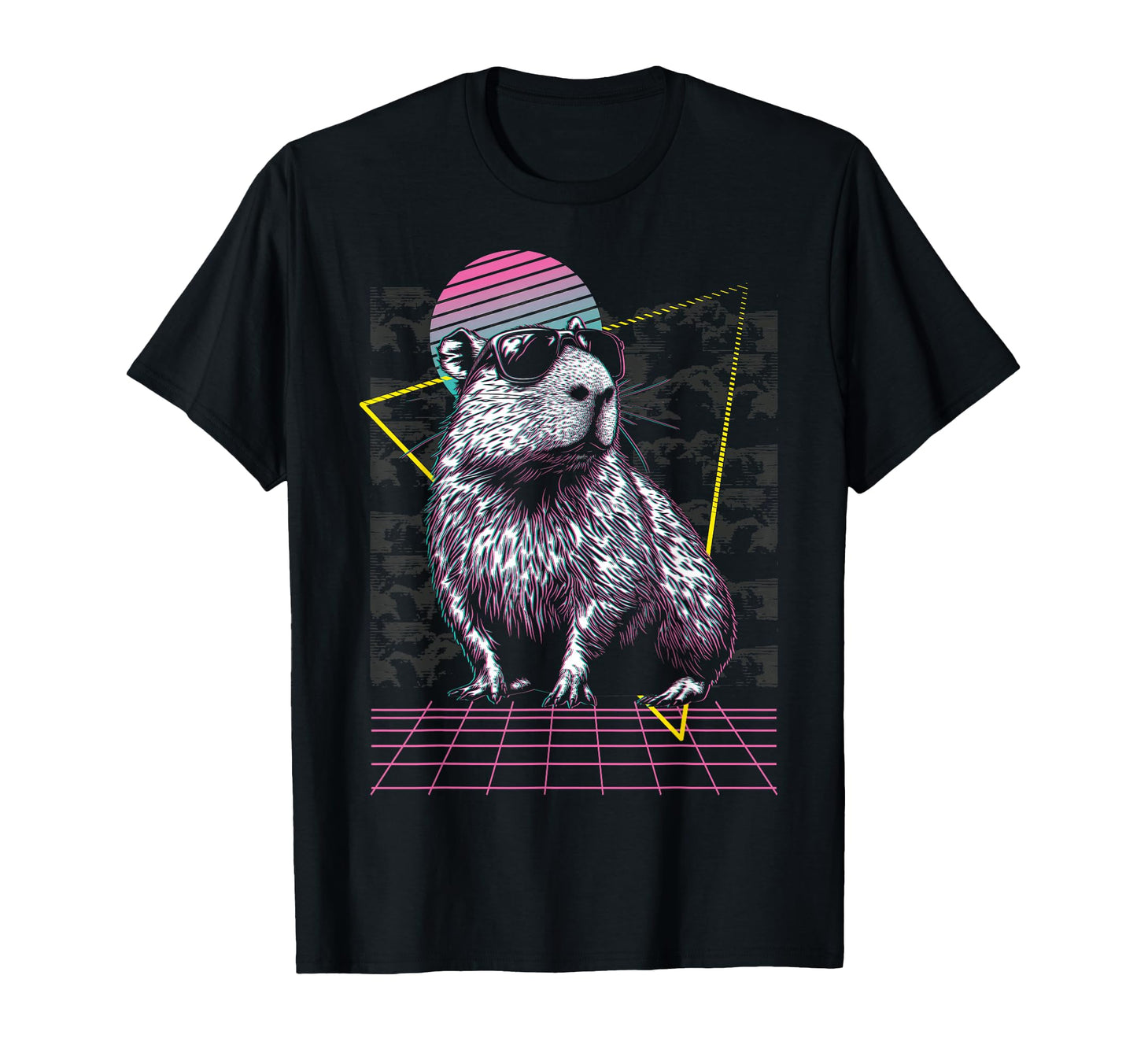 Capybara Capibara Sunglasses T-Shirt - Aesthetic Graphic for Adults - T-Shirt, Sweatshirt, Hoodie