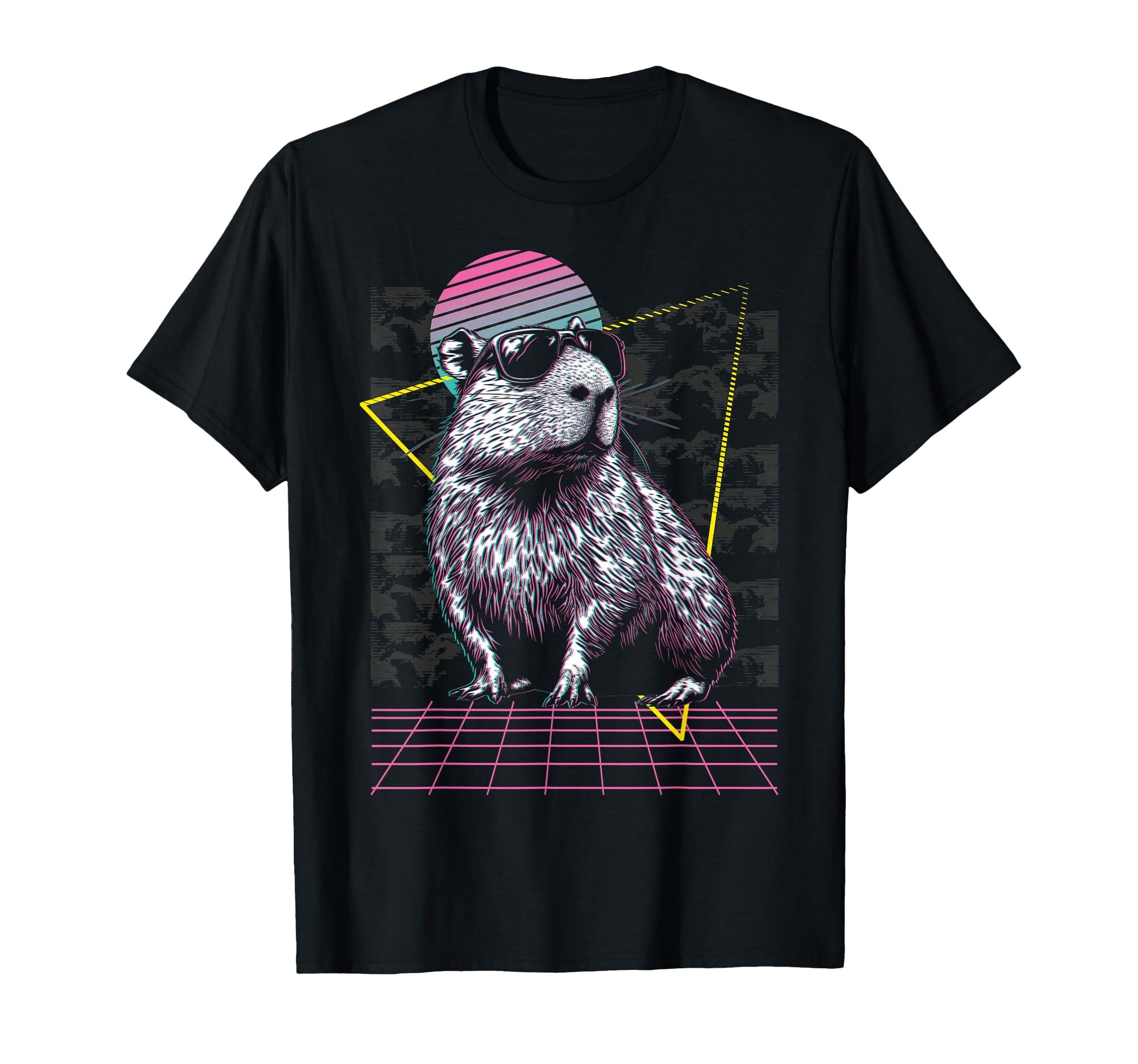 Capybara Capibara Sunglasses T-Shirt - Aesthetic Graphic for Adults - T-Shirt, Sweatshirt, Hoodie