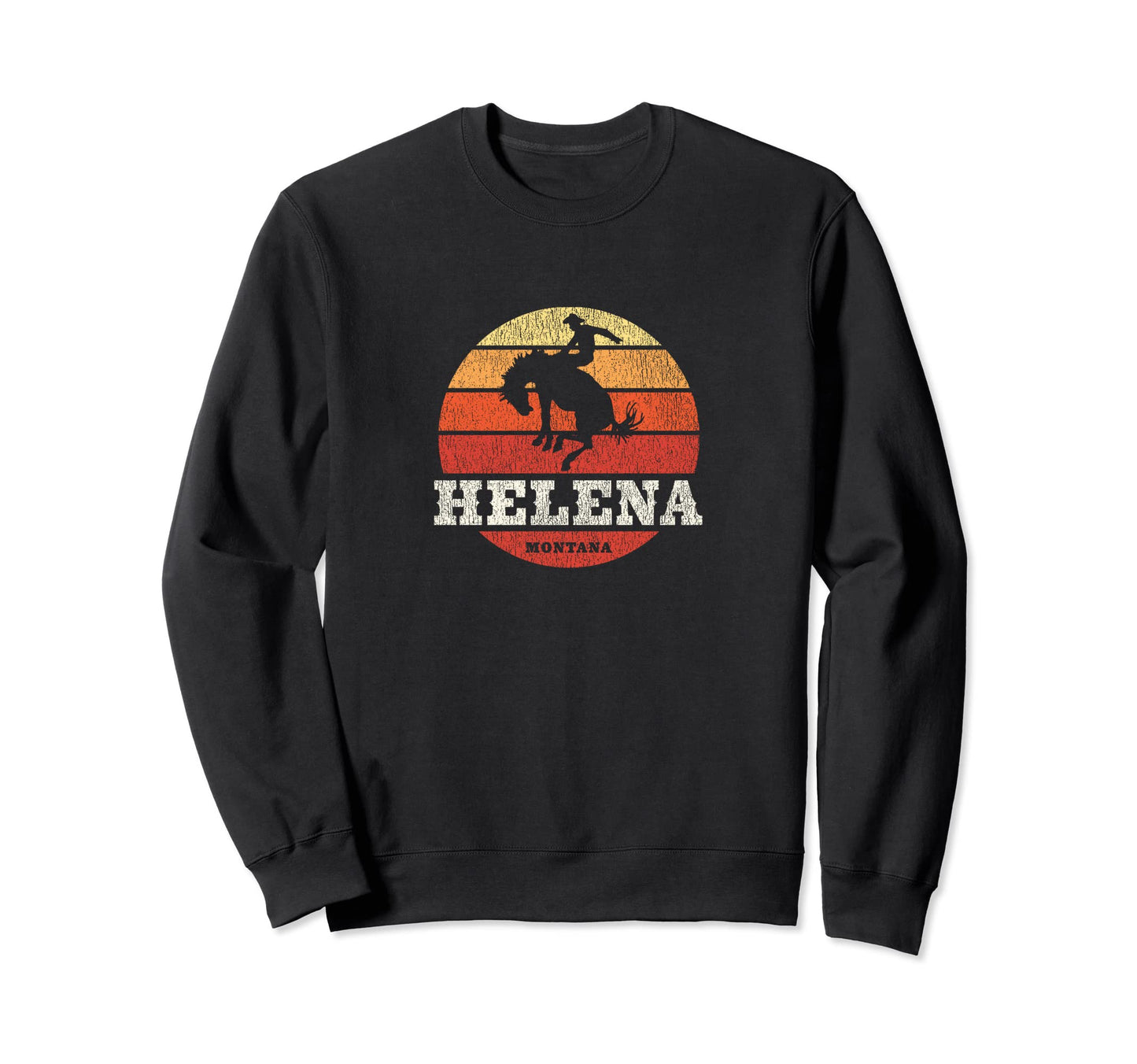 Helena Mt Country Western Sweatshirt - Trendy Graphic Unisex - T-Shirt, Sweatshirt, Hoodie