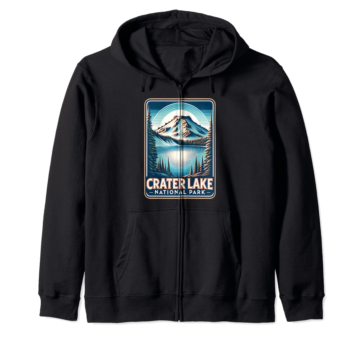 Crater Lake National Park Oregon Usa Hoodie - Graphic Print Men Women - T-Shirt, Sweatshirt, Hoodie