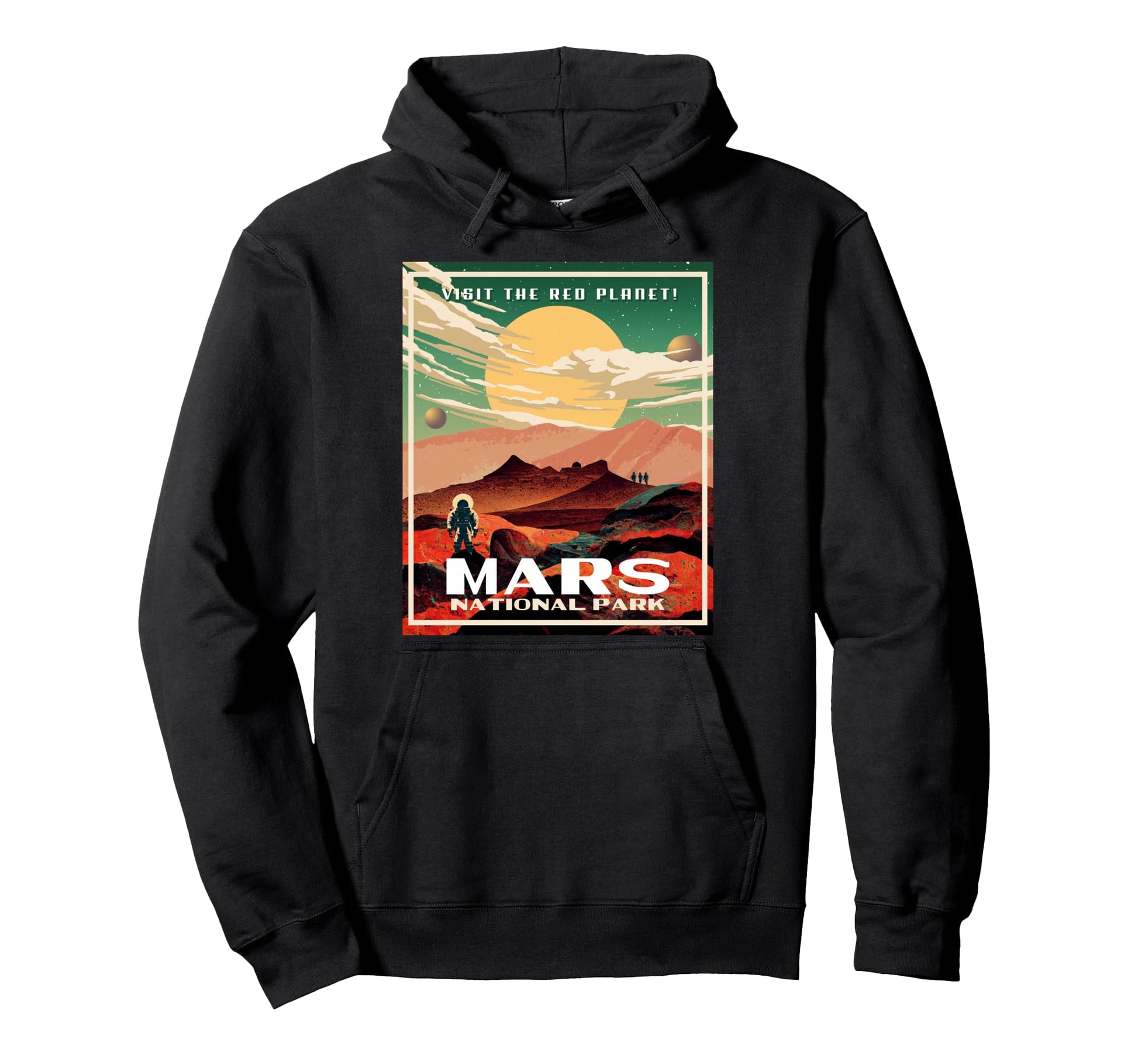 Mars National Park Park Martian Hoodie - Casual Everyday Wear Men Women - T-Shirt, Sweatshirt, Hoodie