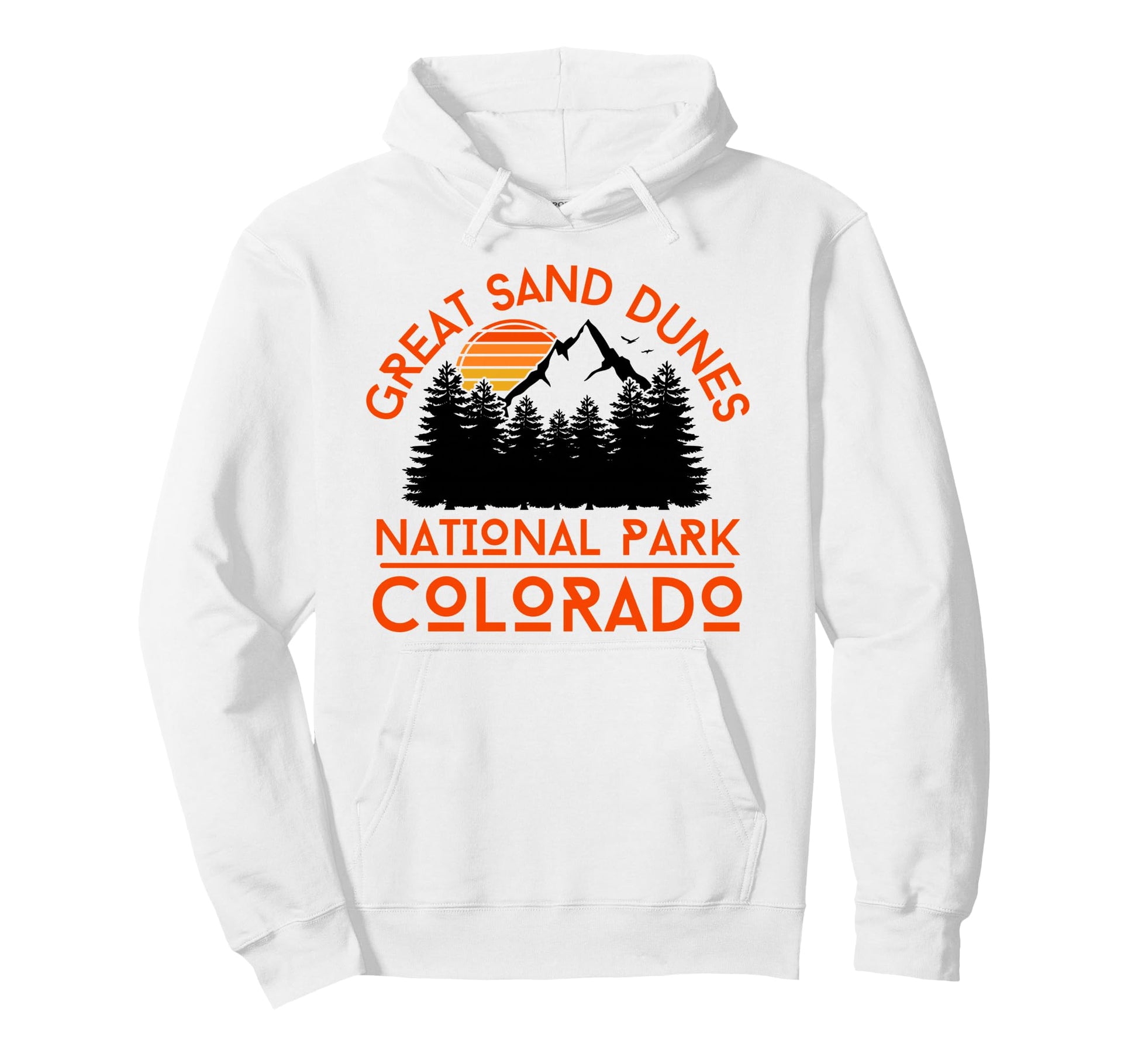 Great Sand Dunes National Park Hoodie - Custom Art Print Men Women - T-Shirt, Sweatshirt, Hoodie
