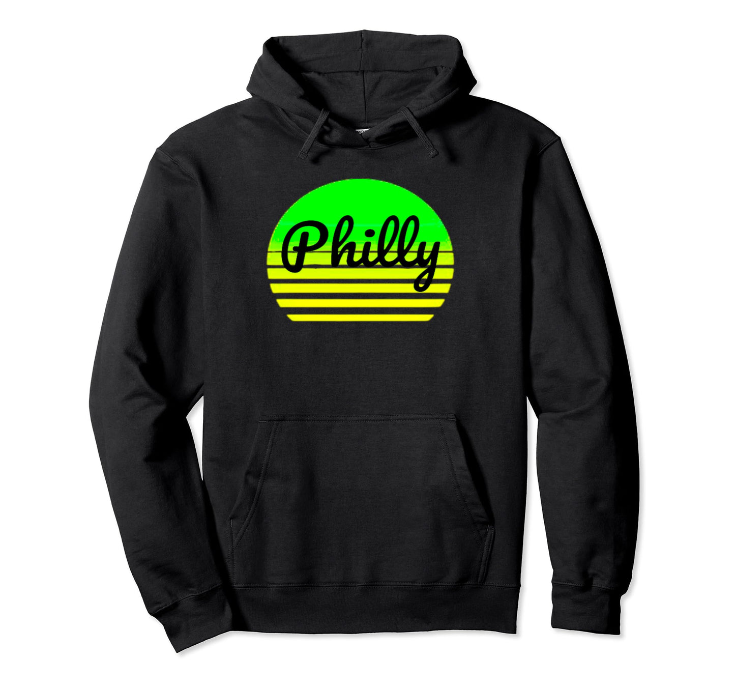 Vaporwave Aesthetic Sunset Philly Hoodie - Unique Graphic for Adults - T-Shirt, Sweatshirt, Hoodie