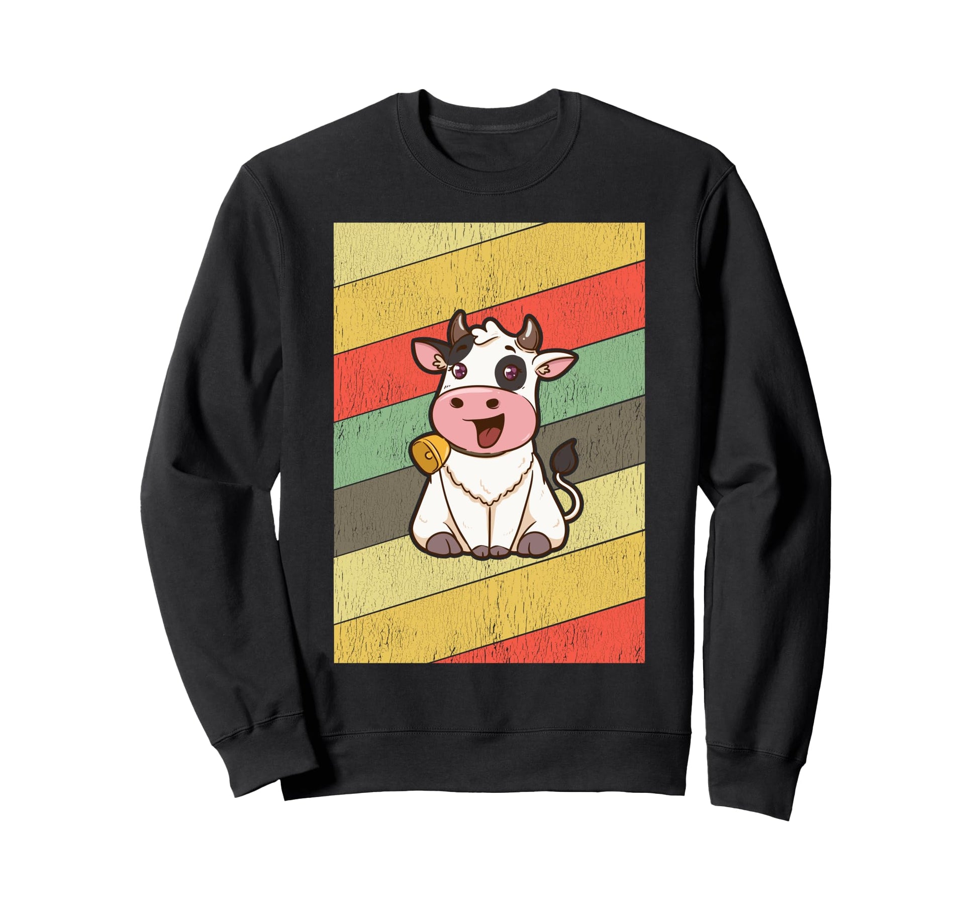 Cow Moo Cowboy Funny Farm Farmer Sweatshirt - Fun Novelty Design Men Women - T-Shirt, Sweatshirt, Hoodie