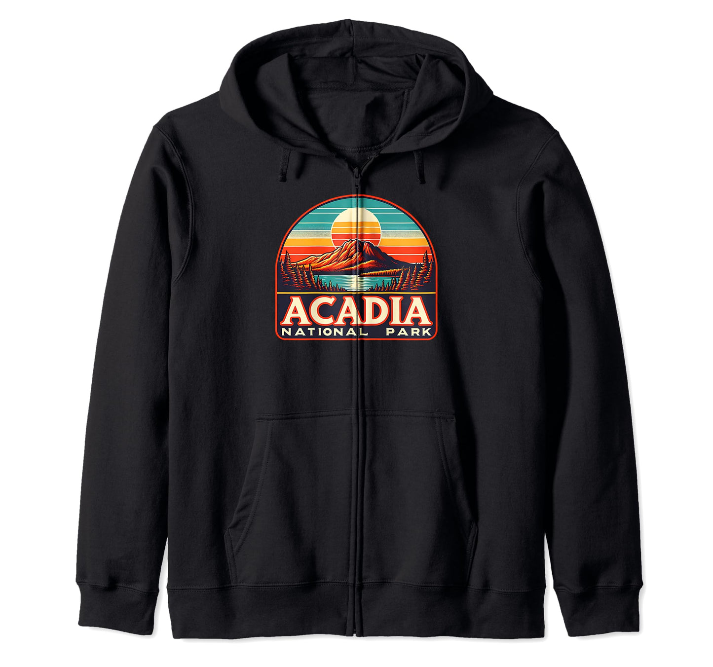 Acadia National Park Maine Usa Outdoor Hoodie - Aesthetic Graphic Men Women - T-Shirt, Sweatshirt, Hoodie