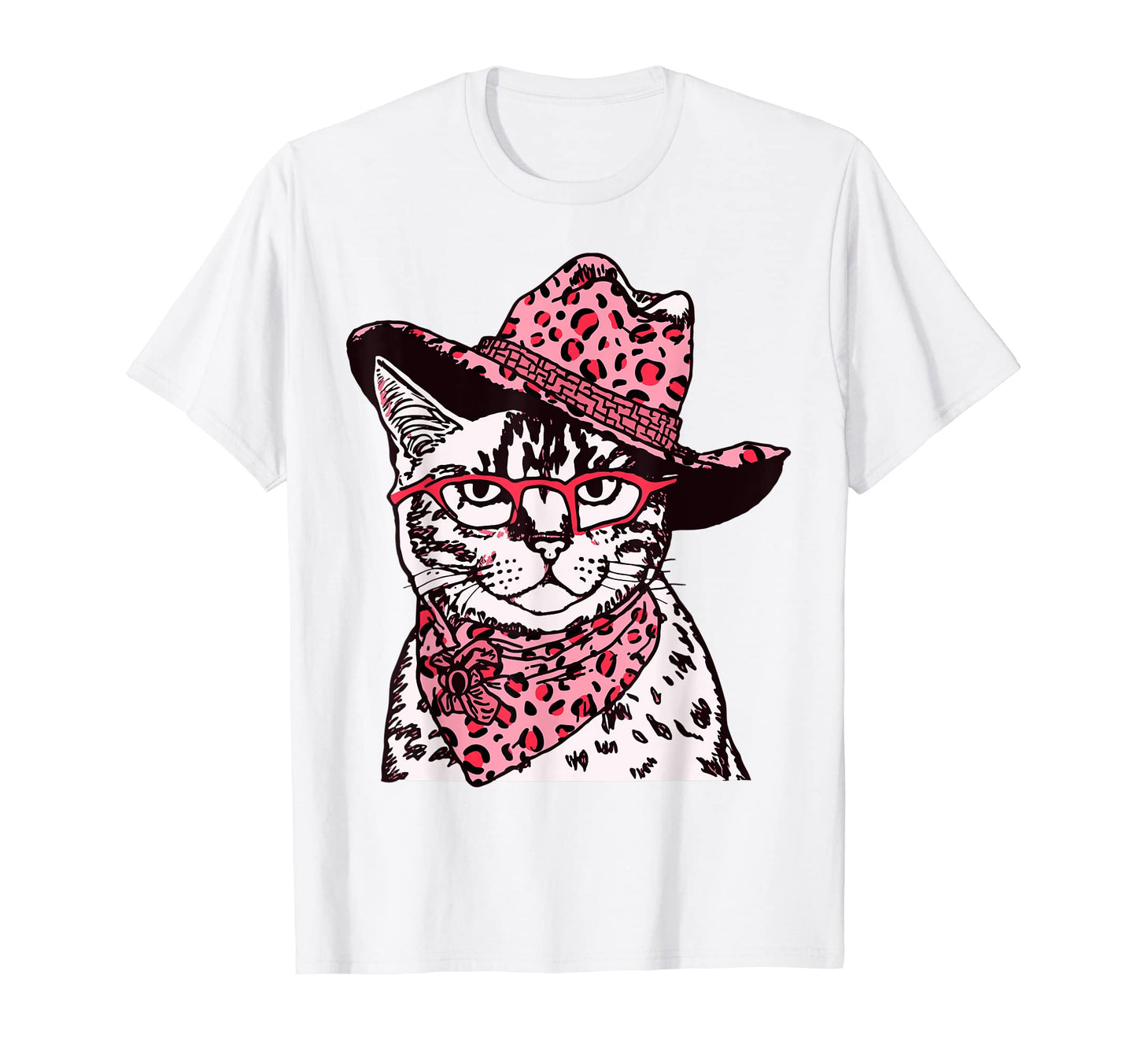 Womens Meowdy Texas Cowgirl Cat T-Shirt - Aesthetic Graphic for Adults - T-Shirt, Sweatshirt, Hoodie