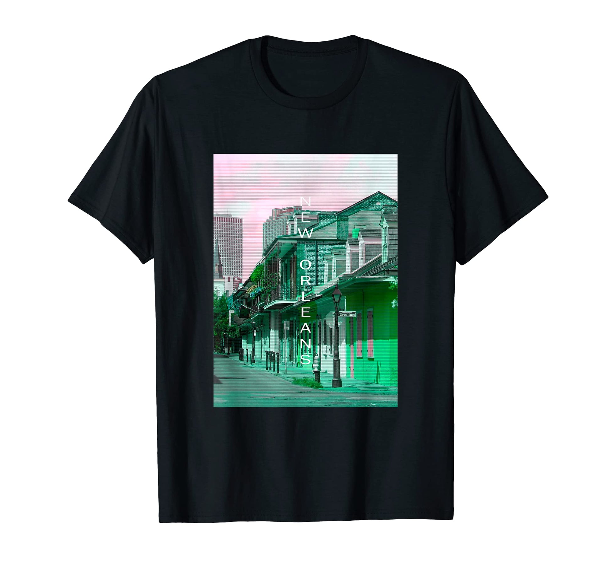Louisiana Vaporwave Aesthetic T-Shirt - Novelty Apparel for Adults - T-Shirt, Sweatshirt, Hoodie