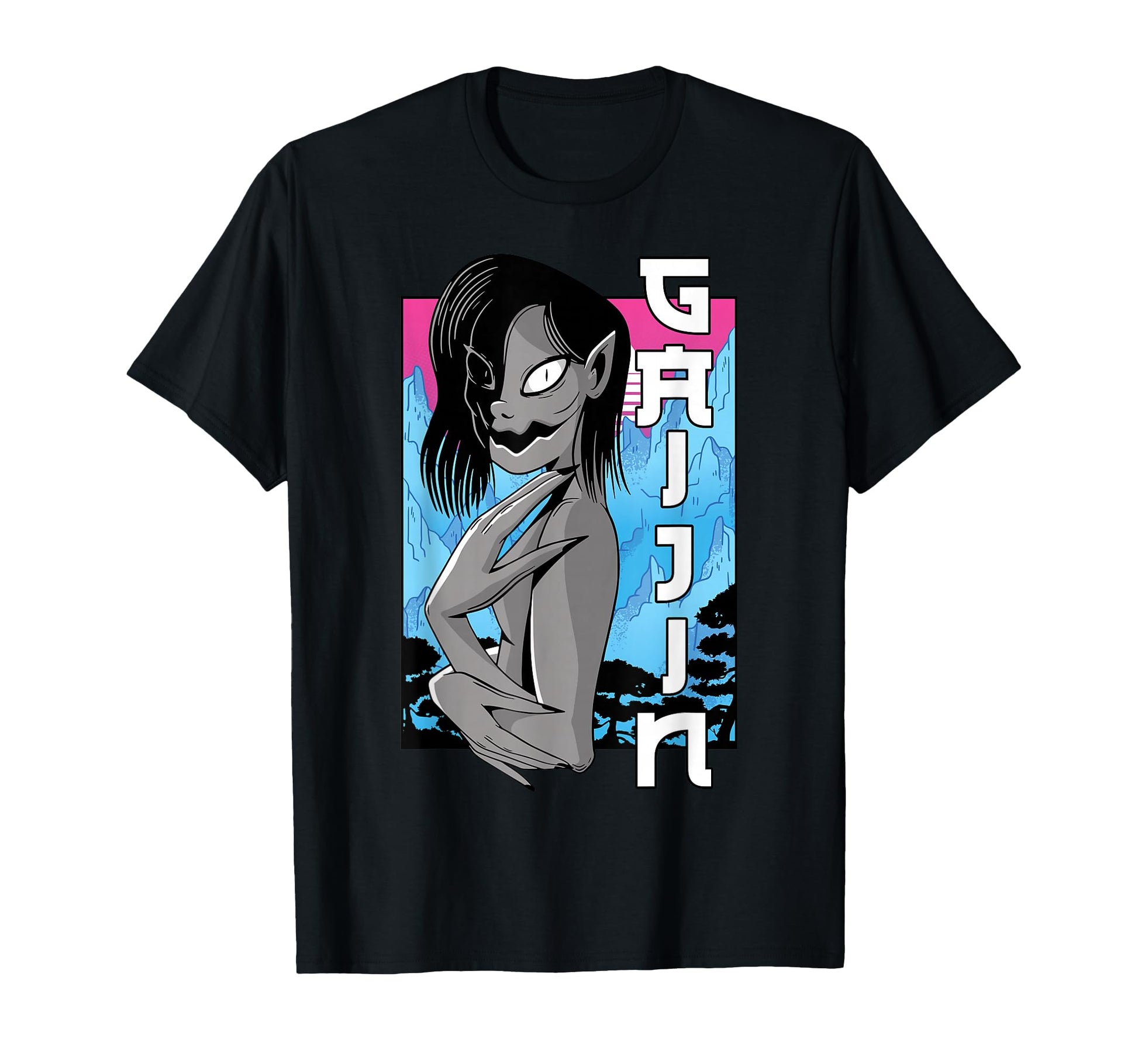 Japanese Aesthetic Gaijin Mountains T-Shirt - Fun Novelty Design Unisex - T-Shirt, Sweatshirt, Hoodie