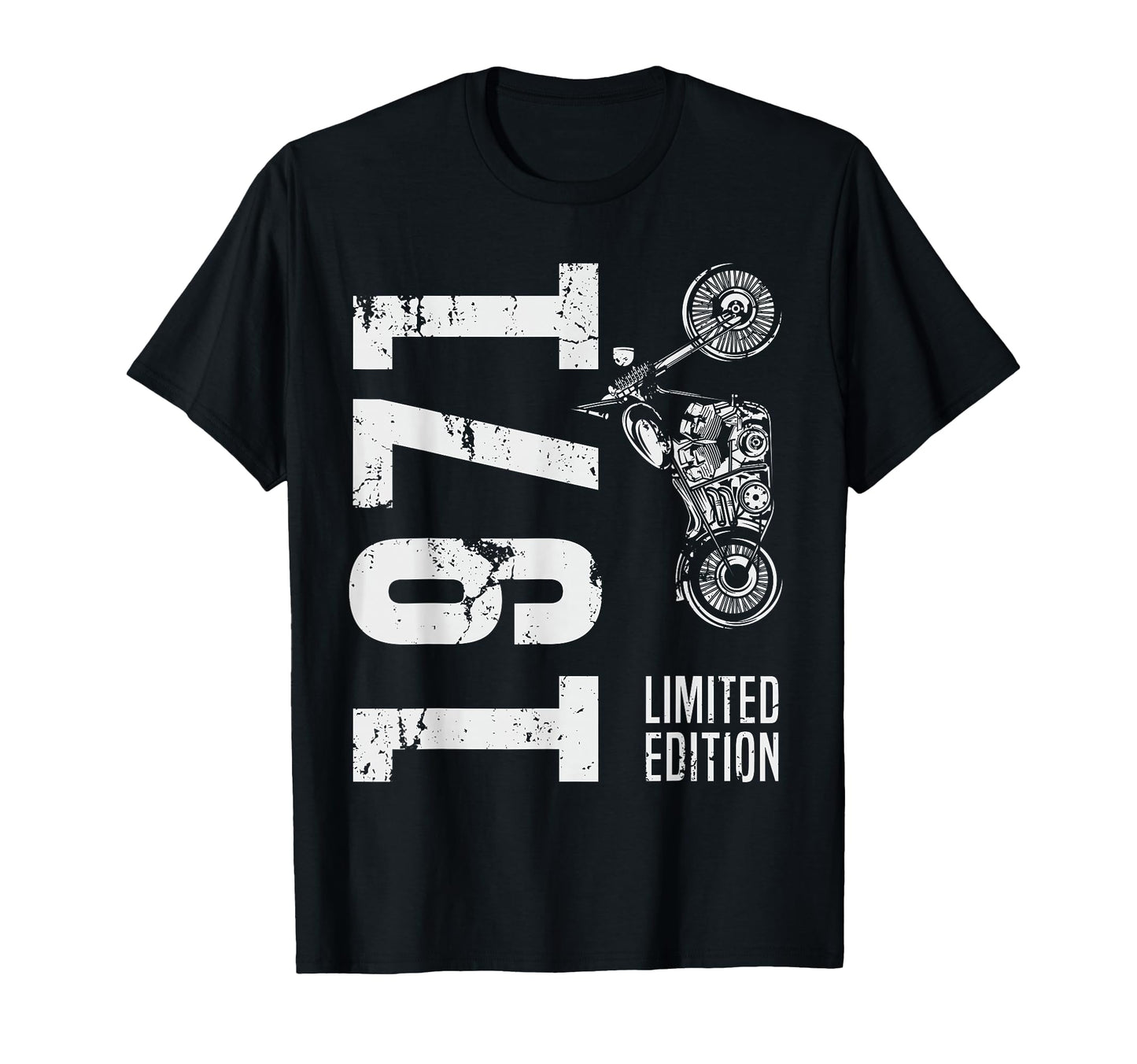 Born 1971 Motorcycle 55Th Birthday T-Shirt - Unique Graphic Unisex - T-Shirt, Sweatshirt, Hoodie