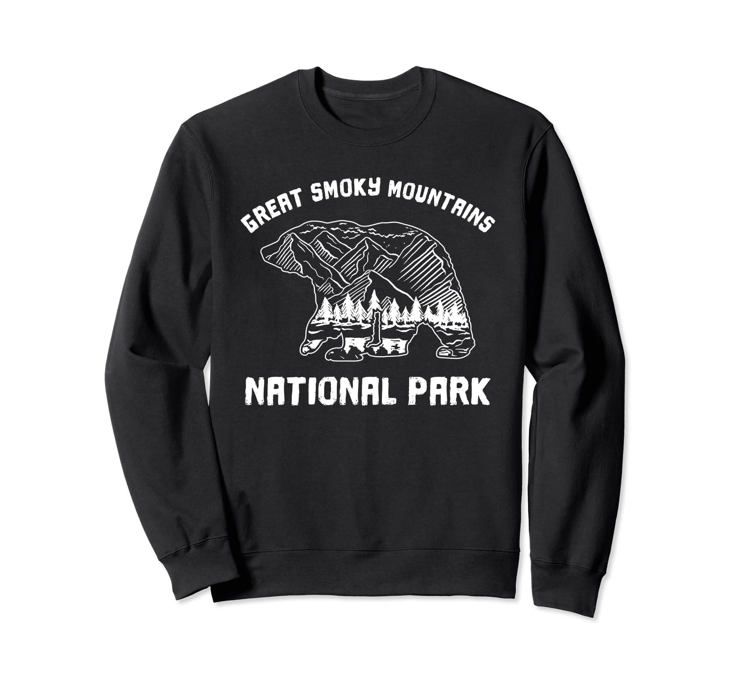 Great Smoky Mountains National Park Sweatshirt - Minimalist Print Men Women - T-Shirt, Sweatshirt, Hoodie