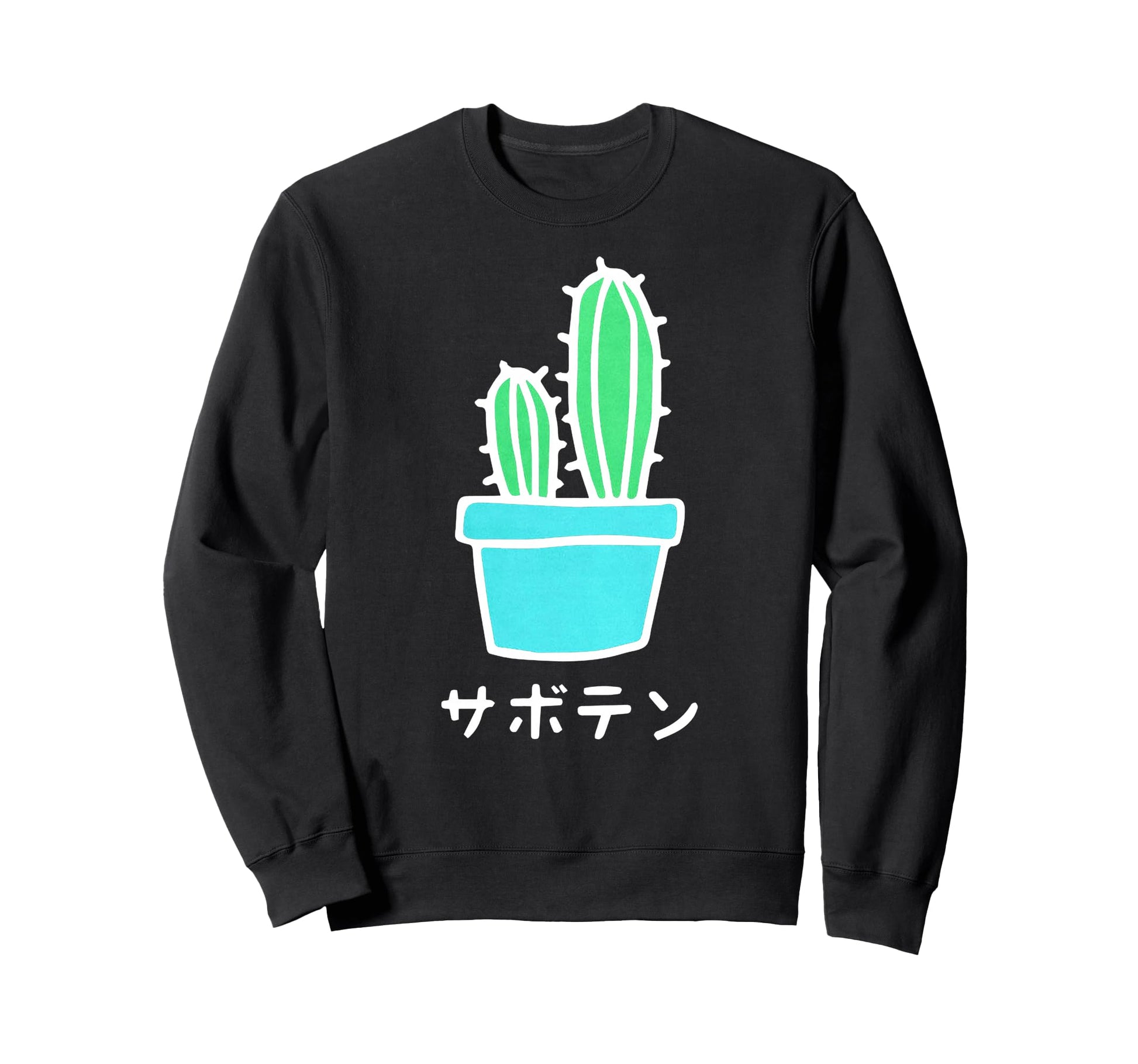 Japanese Art Harajuku Cactus Sweatshirt - Aesthetic Graphic Men Women - T-Shirt, Sweatshirt, Hoodie