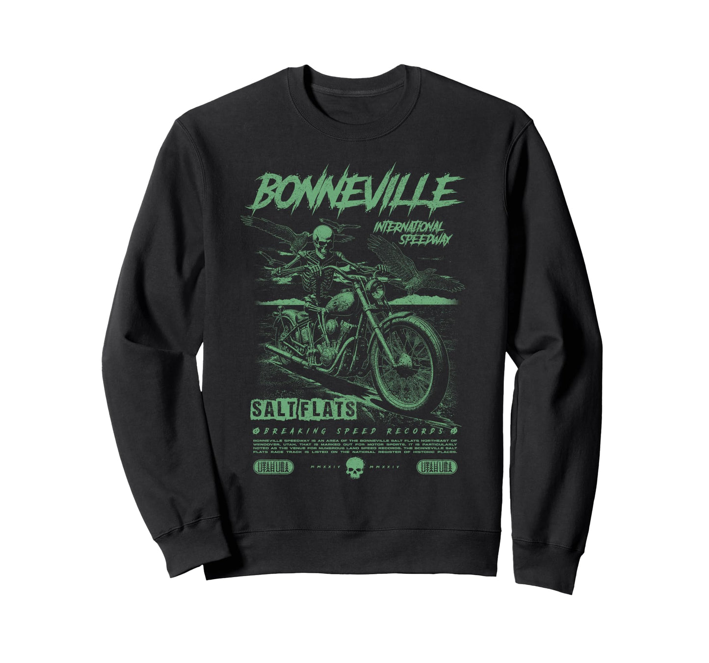 Bonneville Salt Flats Sweatshirt - Fun Novelty Design for Adults - T-Shirt, Sweatshirt, Hoodie