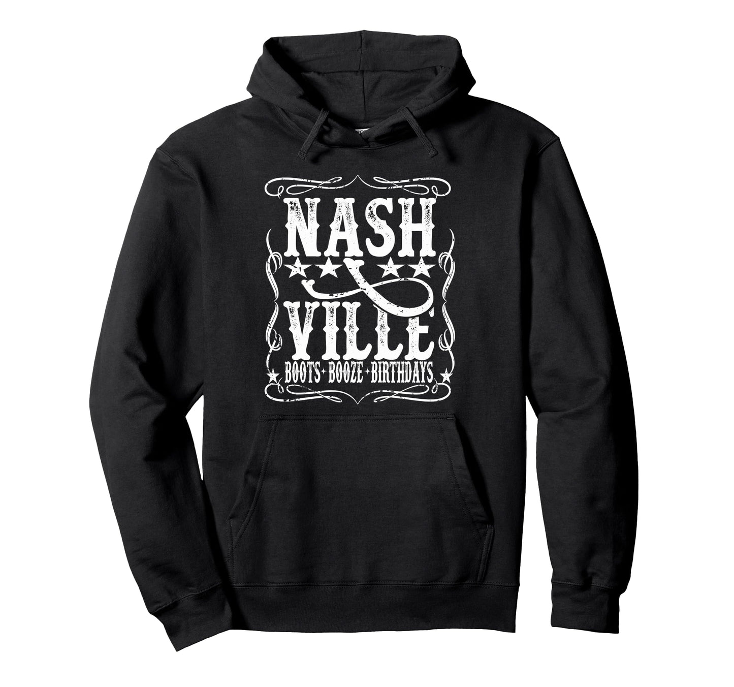 Nashville Cowgirl Boots Booze Hoodie - Casual Everyday Wear Men Women - T-Shirt, Sweatshirt, Hoodie