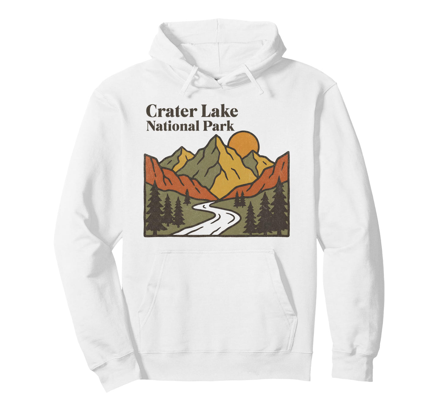 Crater Lake National Park Oregon Sweatshirt - Aesthetic Graphic for Adults - T-Shirt, Sweatshirt, Hoodie