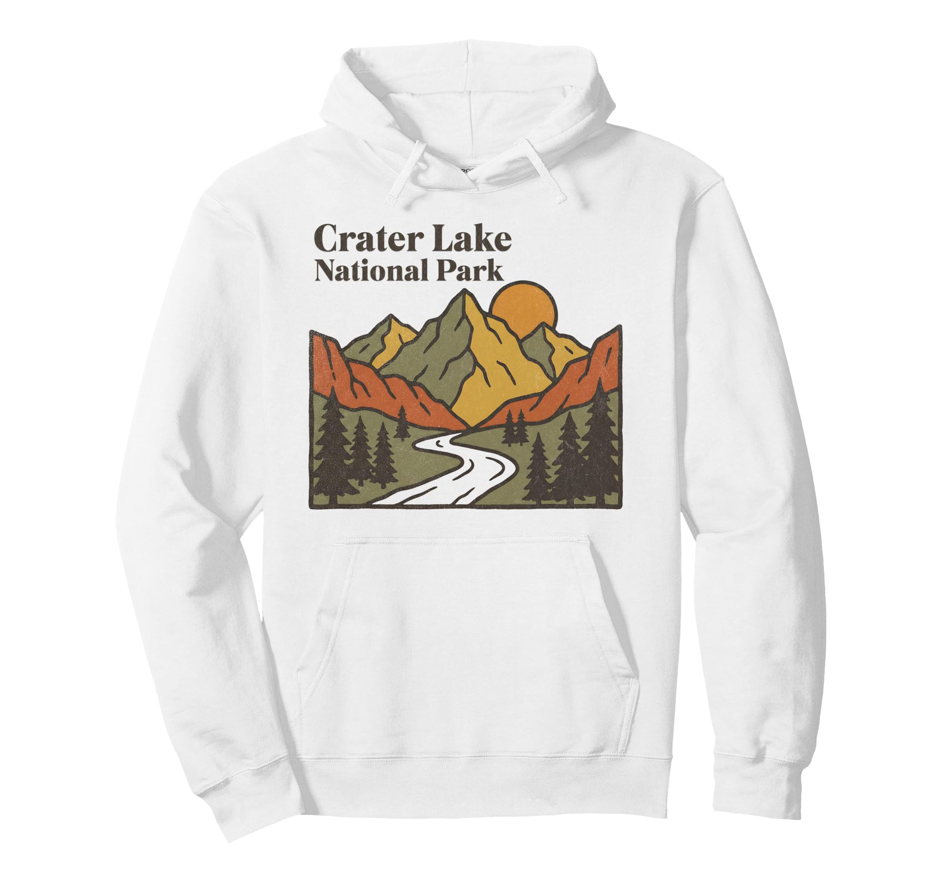 Crater Lake National Park Oregon Sweatshirt - Aesthetic Graphic for Adults - T-Shirt, Sweatshirt, Hoodie