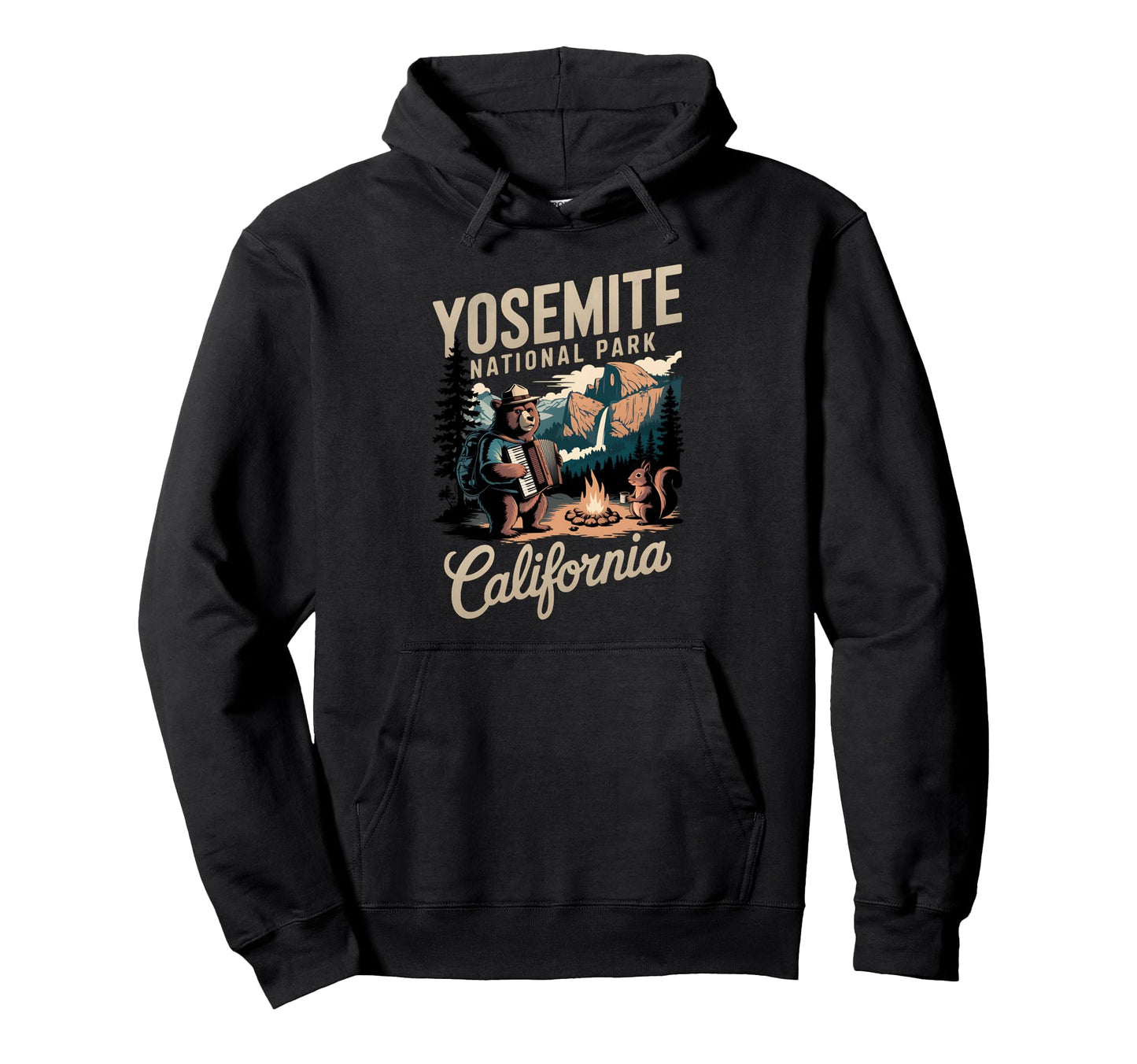 Travel Adventure Yosemite National Park Hoodie - Trendy Graphic for Adults - T-Shirt, Sweatshirt, Hoodie