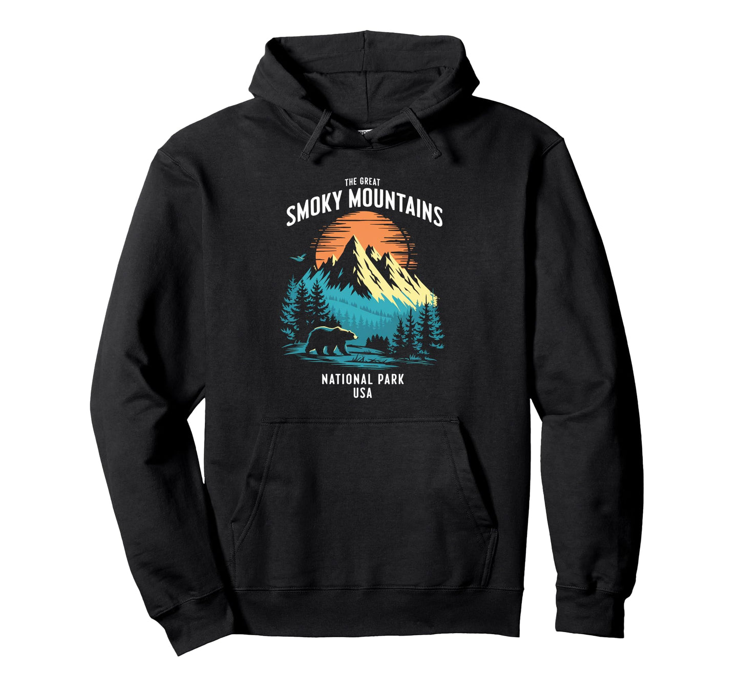 Great Smoky Mountains National Park Hoodie - Unique Graphic Unisex - T-Shirt, Sweatshirt, Hoodie
