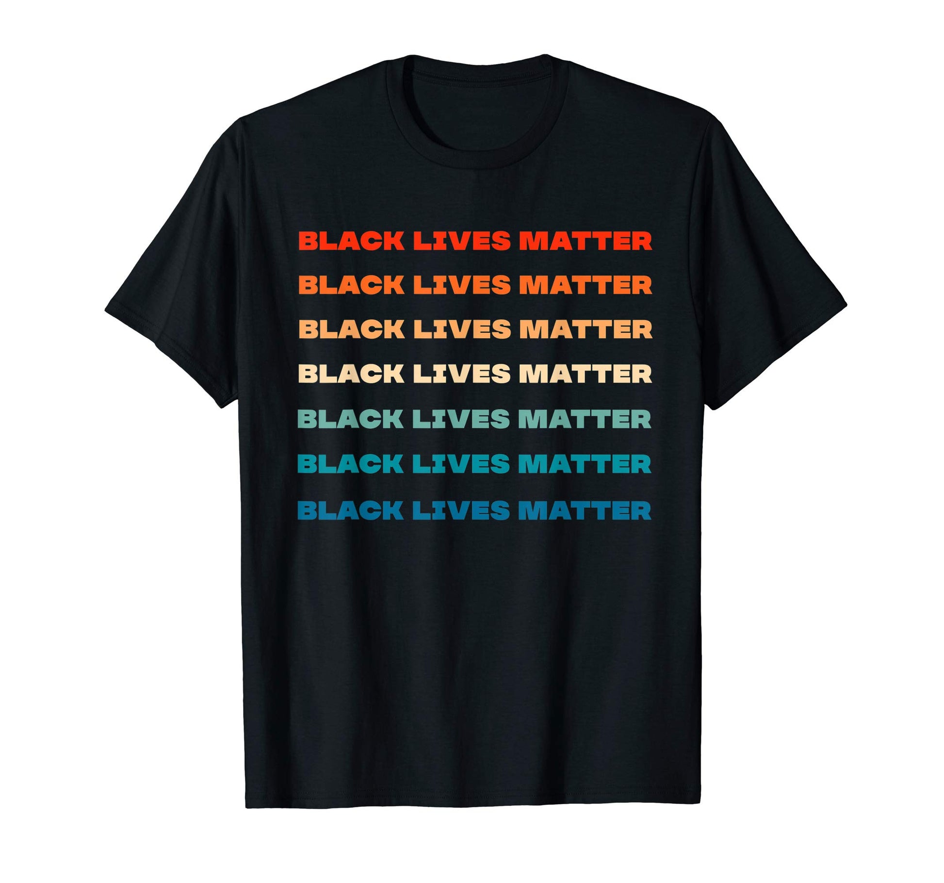 Blm Black Lives Matter Patriotic Rainbow T-Shirt - Trendy Graphic Men Women - T-Shirt, Sweatshirt, Hoodie