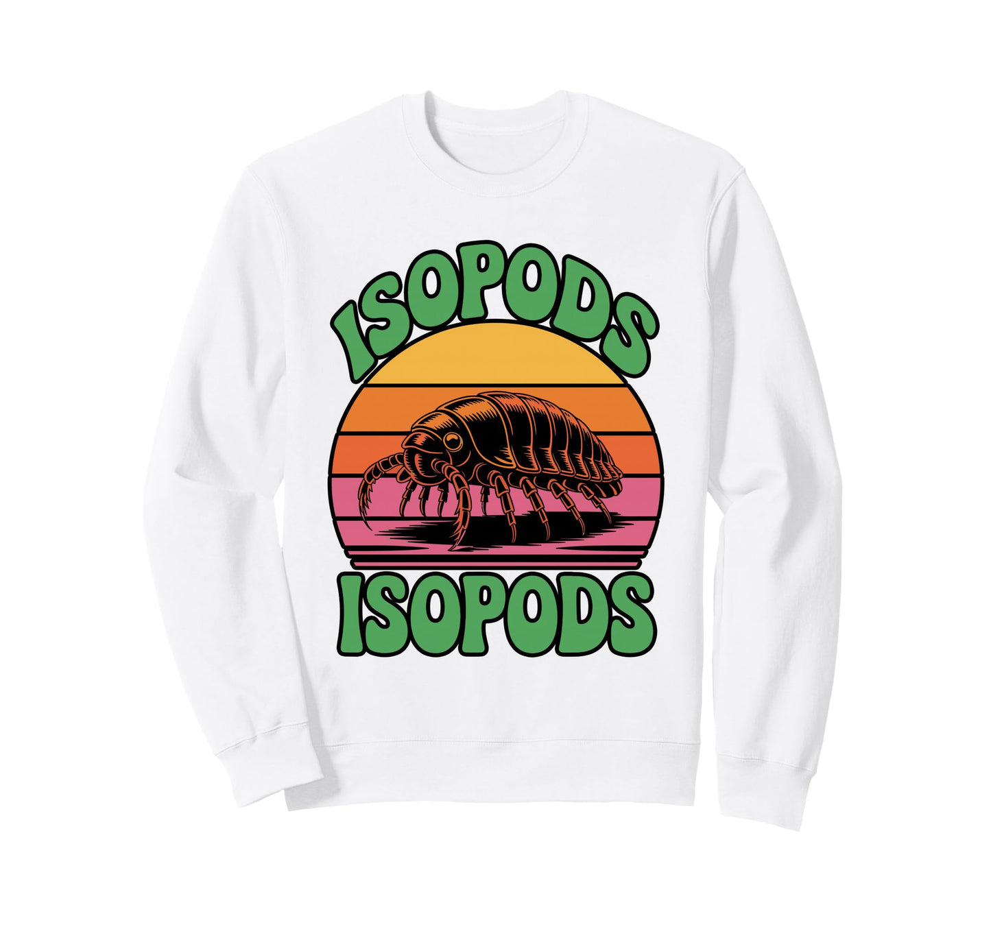 Isopods Vaporwave Bug Meme Sweatshirt - Streetwear Style Men Women - T-Shirt, Sweatshirt, Hoodie