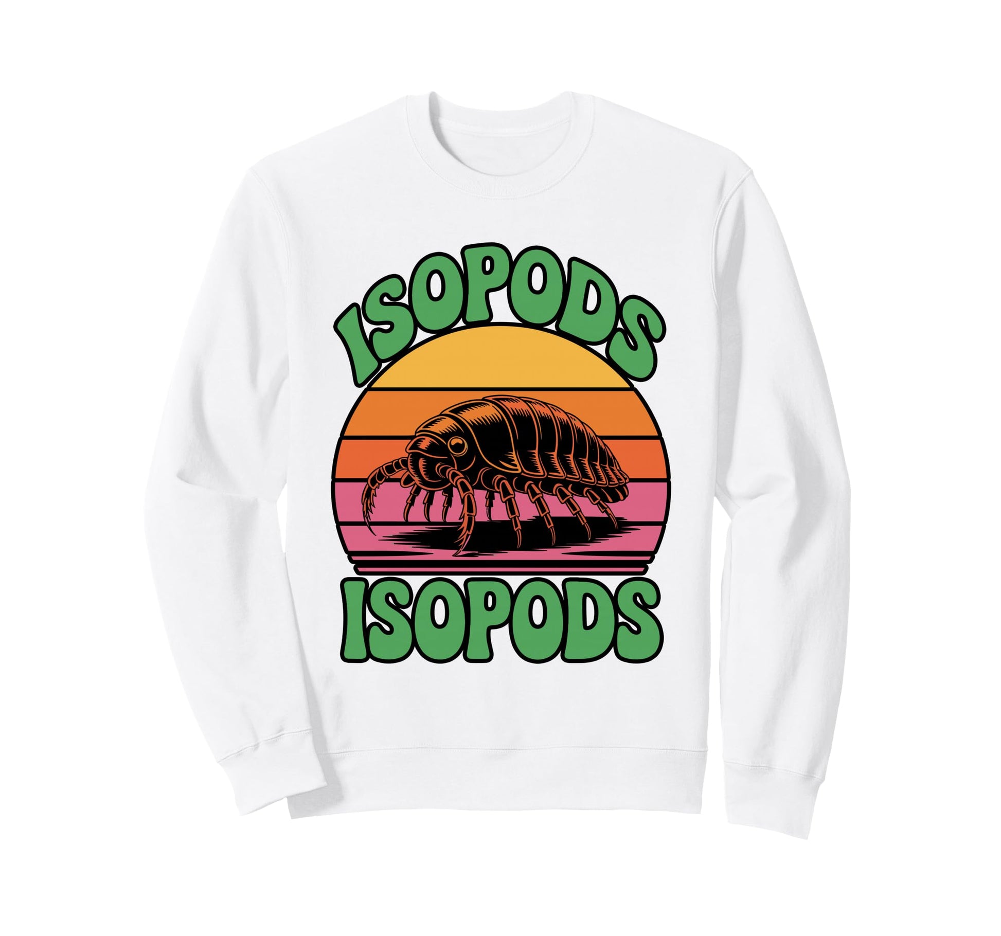 Isopods Vaporwave Bug Meme Sweatshirt - Streetwear Style Men Women - T-Shirt, Sweatshirt, Hoodie
