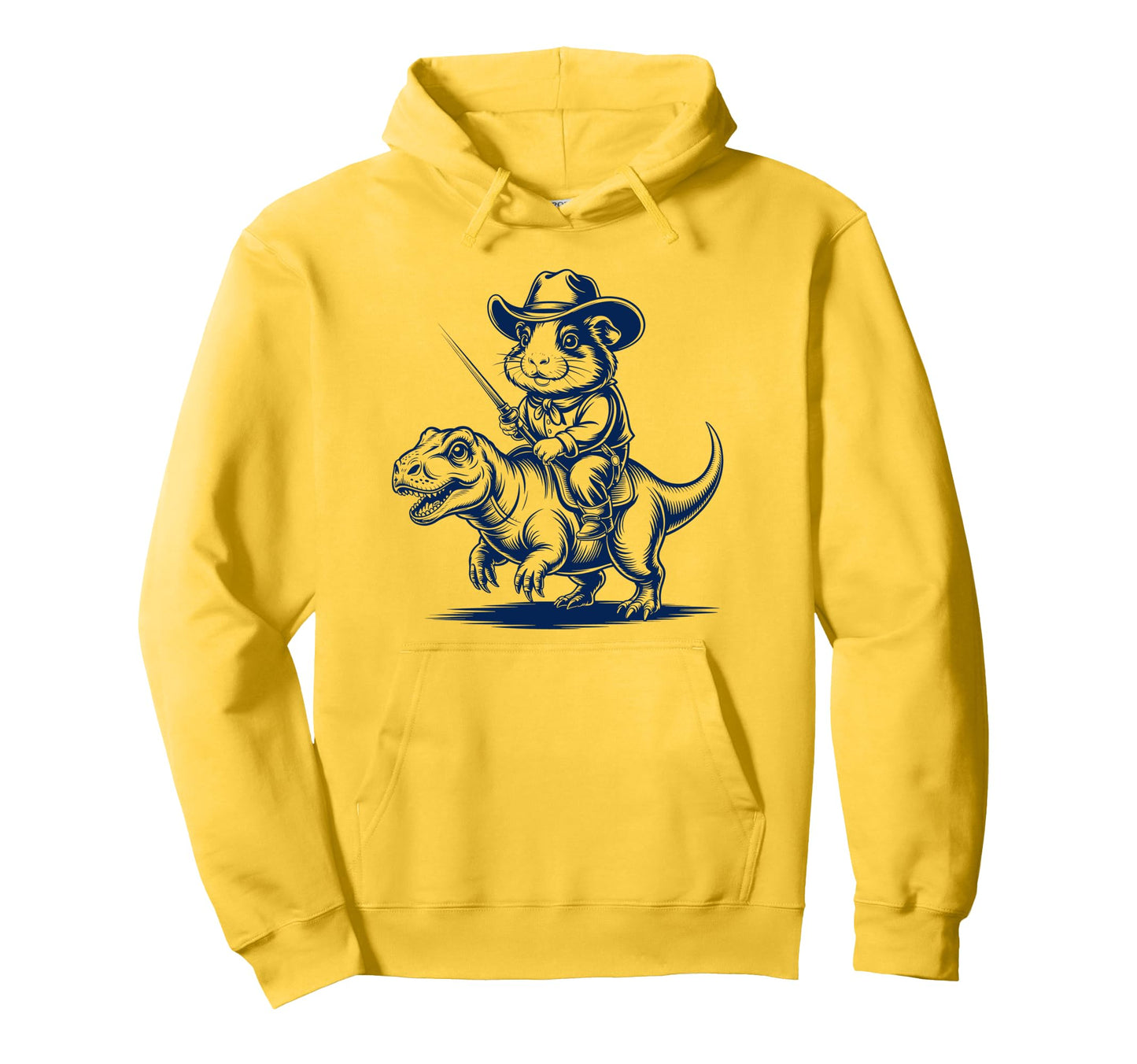 Guinea Pig Cowboy Dinosaur Accessoires Hoodie - Fun Novelty Design Unisex - T-Shirt, Sweatshirt, Hoodie