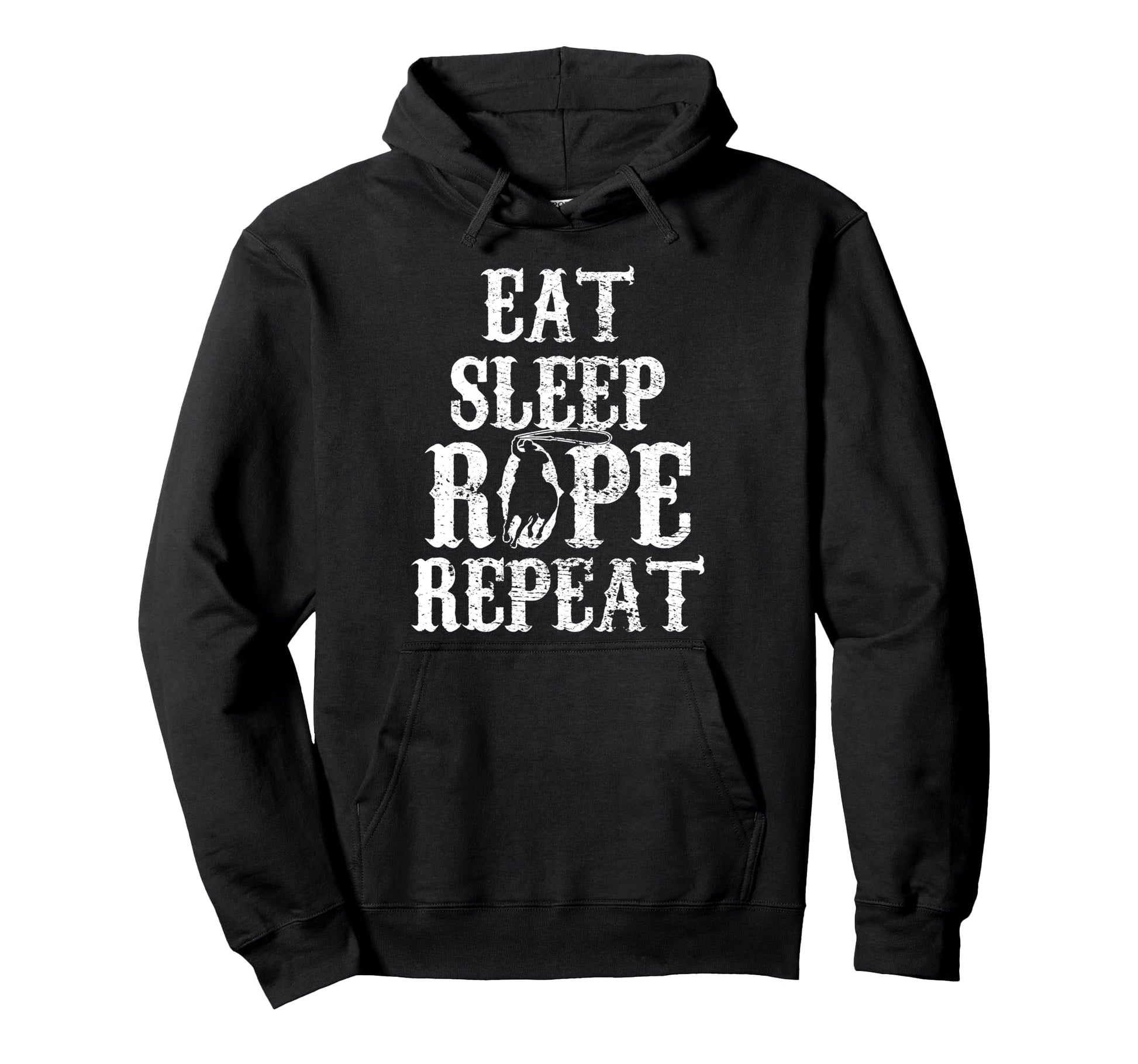 Cowboy Rope Western Riding Horse Gift Hoodie - Trendy Graphic for Adults - T-Shirt, Sweatshirt, Hoodie