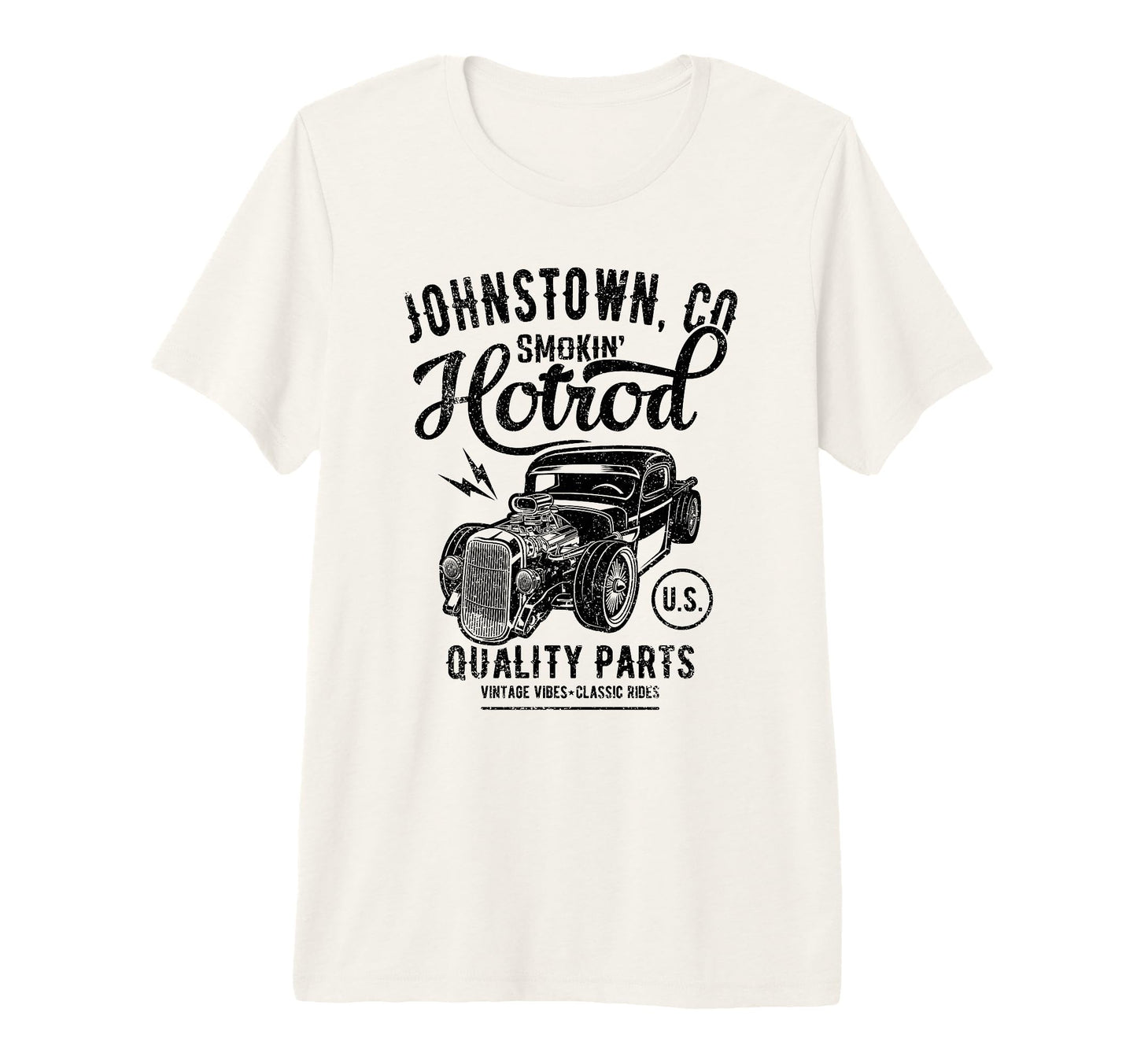 Johnstown Colorado Usa Hotrod Car T-Shirt - Aesthetic Graphic for Adults - T-Shirt, Sweatshirt, Hoodie