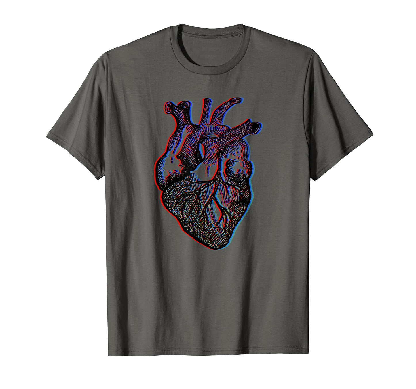 Etch Heart Cybergoth Egirl Eboy T-Shirt - Minimalist Print for Adults - T-Shirt, Sweatshirt, Hoodie