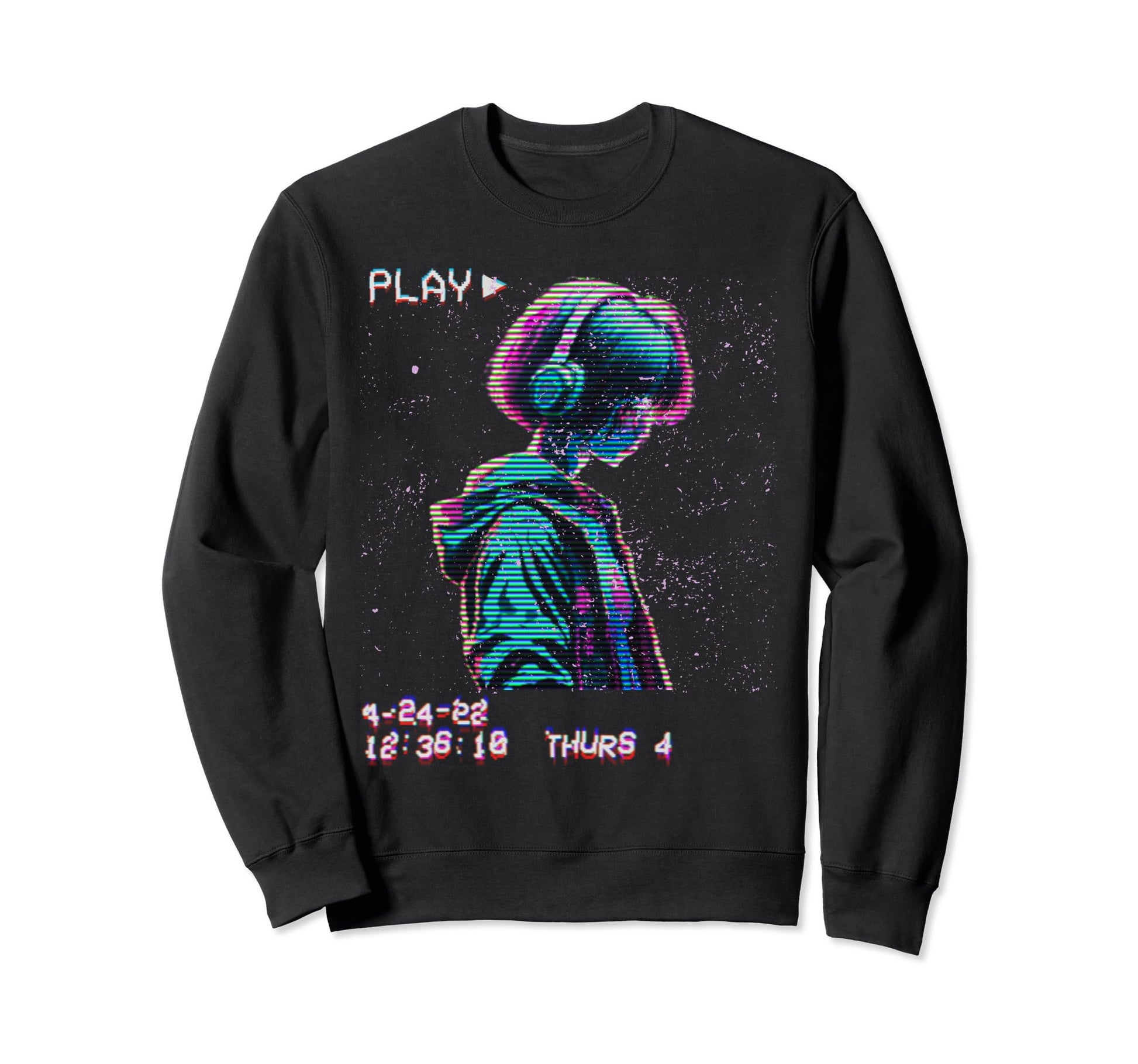 Synthwave Vaporwave Aesthetic Sad Anime Sweatshirt - Unique Graphic Unisex - T-Shirt, Sweatshirt, Hoodie