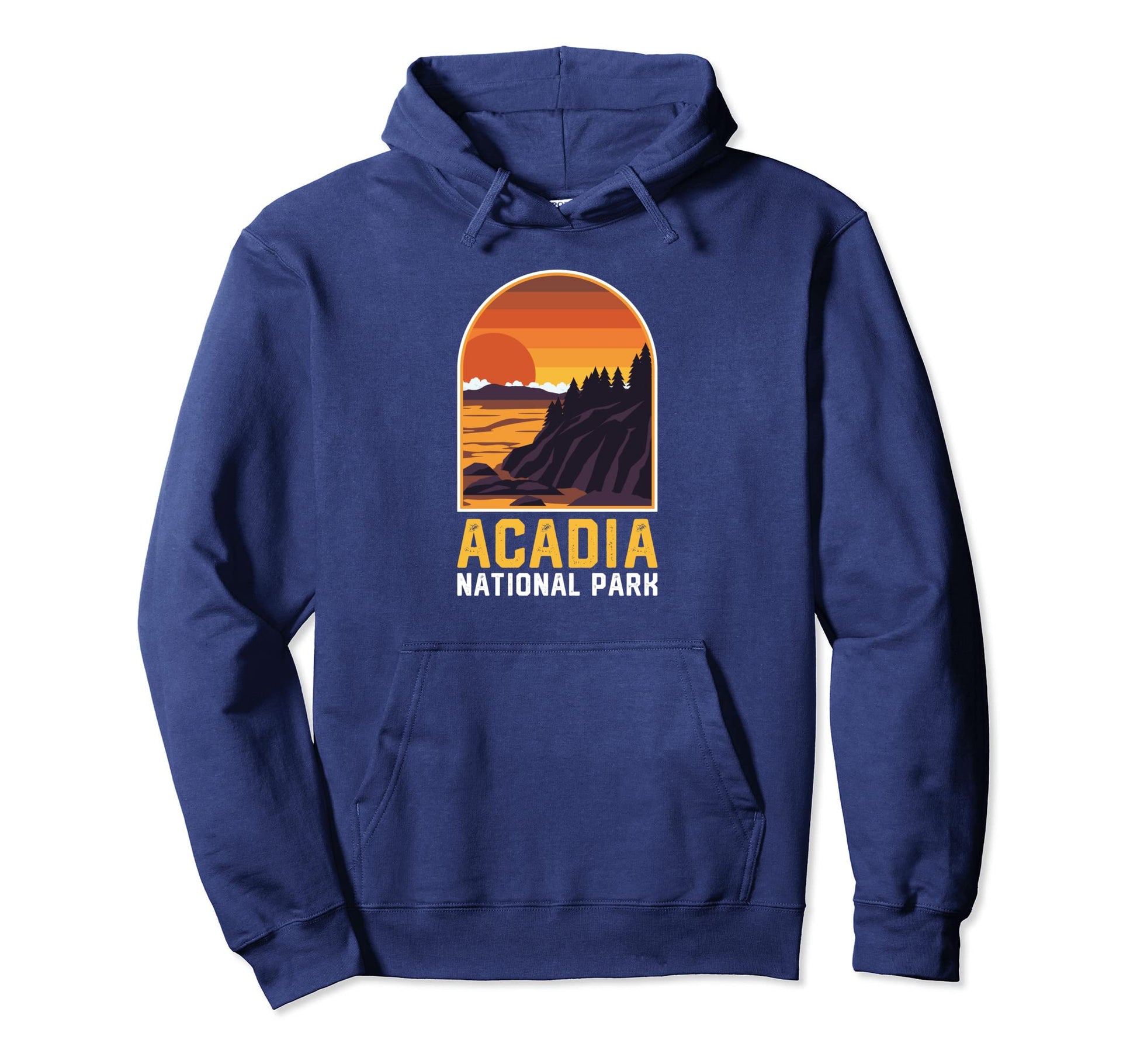 Acadia National Park Sunset Hoodie - Trendy Graphic Unisex - T-Shirt, Sweatshirt, Hoodie