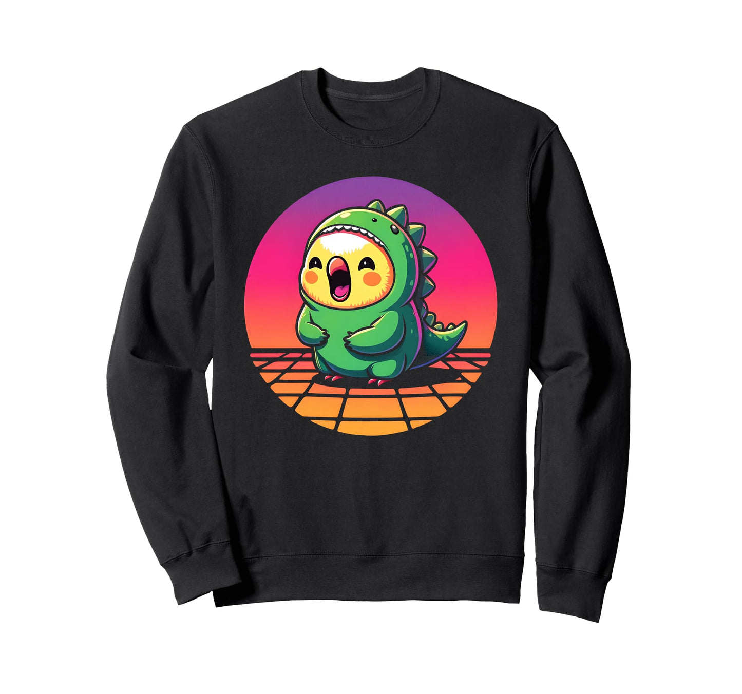 Funny Birb Parrot Aesthetic Sweatshirt - Casual Everyday Wear Men Women - T-Shirt, Sweatshirt, Hoodie