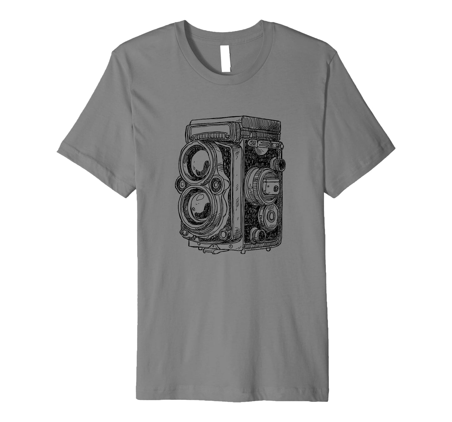 Photography Lovers Camera Sketch T-Shirt - Novelty Apparel Men Women - T-Shirt, Sweatshirt, Hoodie