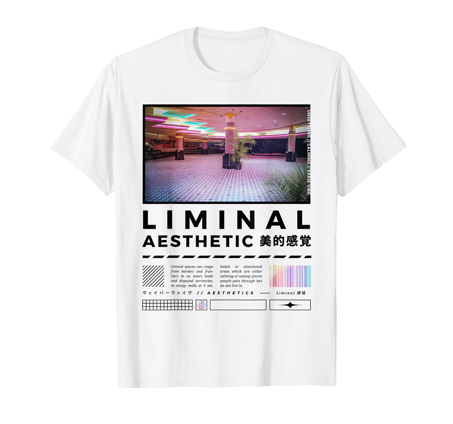 Liminal Spaces Internet 80S 90S T-Shirt - Aesthetic Graphic Unisex - T-Shirt, Sweatshirt, Hoodie