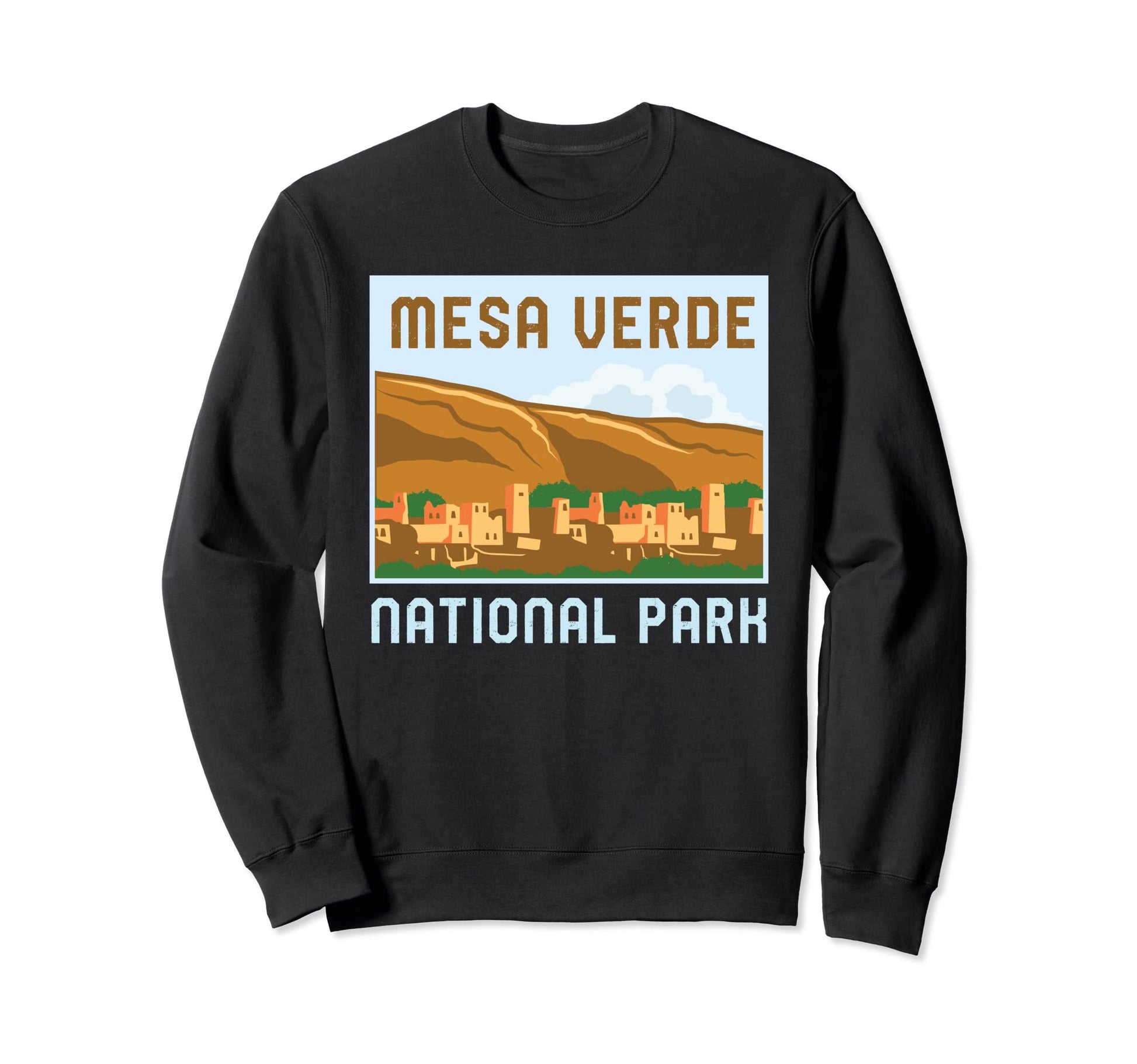 Mesa Verde National Park Colorado Sweatshirt - Custom Art Print for Adults - T-Shirt, Sweatshirt, Hoodie