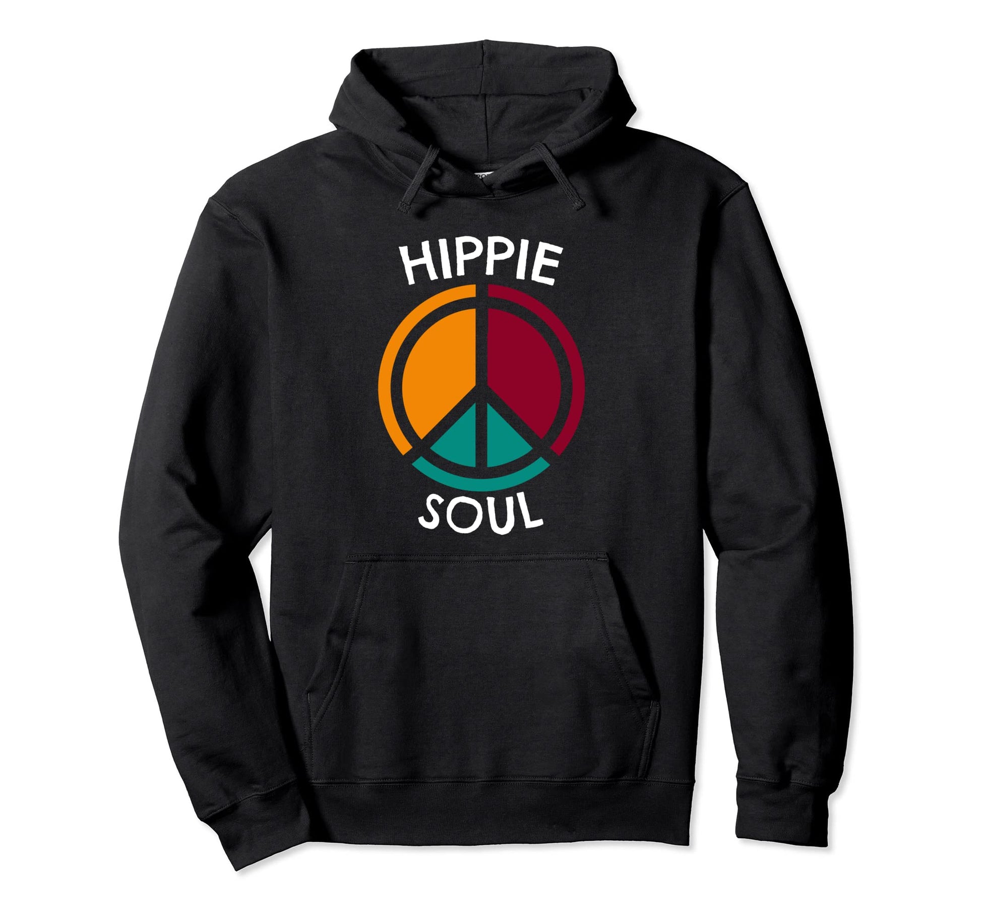 Colorful Hippie Soul Peace And Love Hoodie - Aesthetic Graphic Unisex - T-Shirt, Sweatshirt, Hoodie
