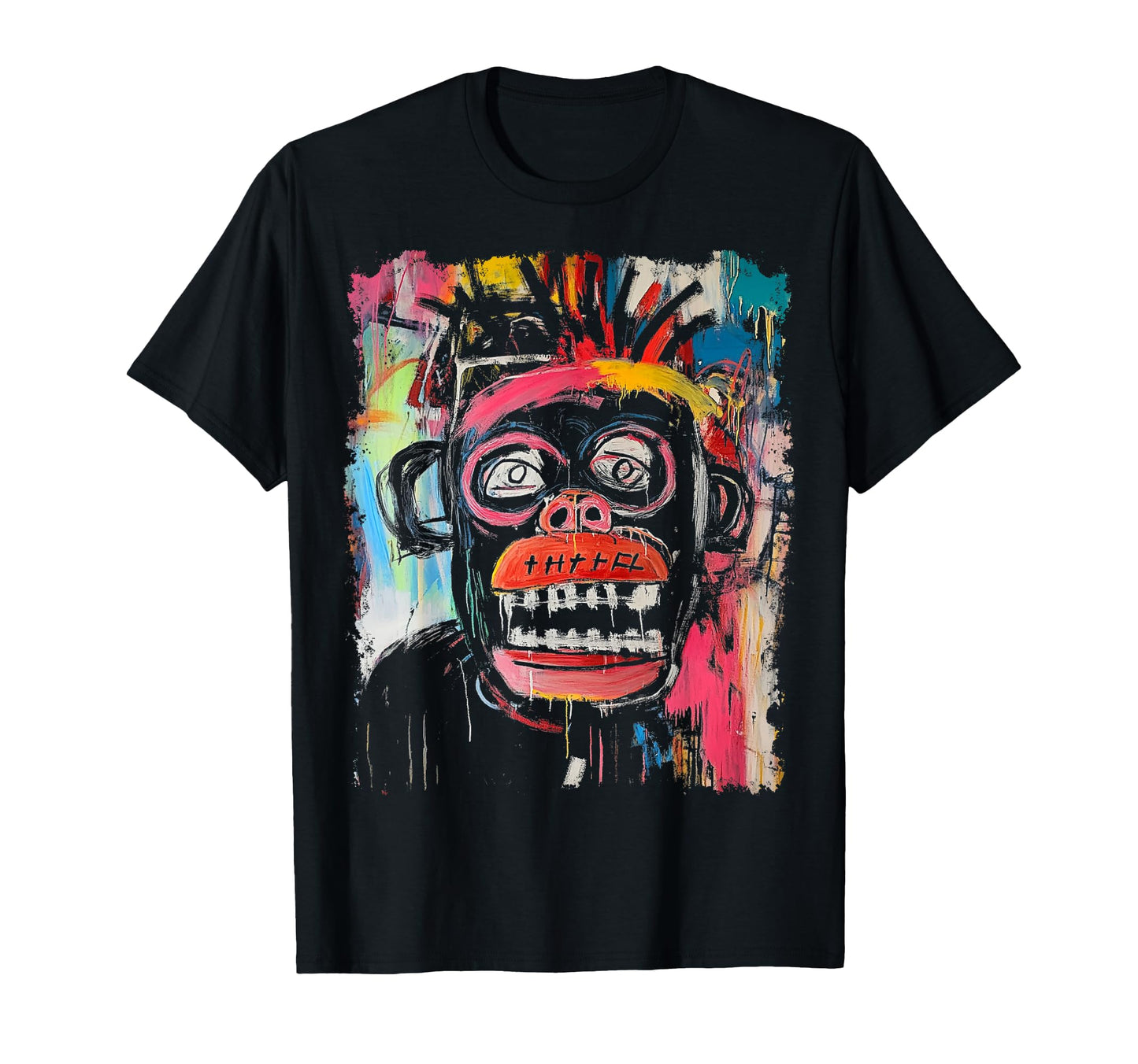 Pop Art Monkey 90S Graffiti T-Shirt - Graphic Print Men Women - T-Shirt, Sweatshirt, Hoodie