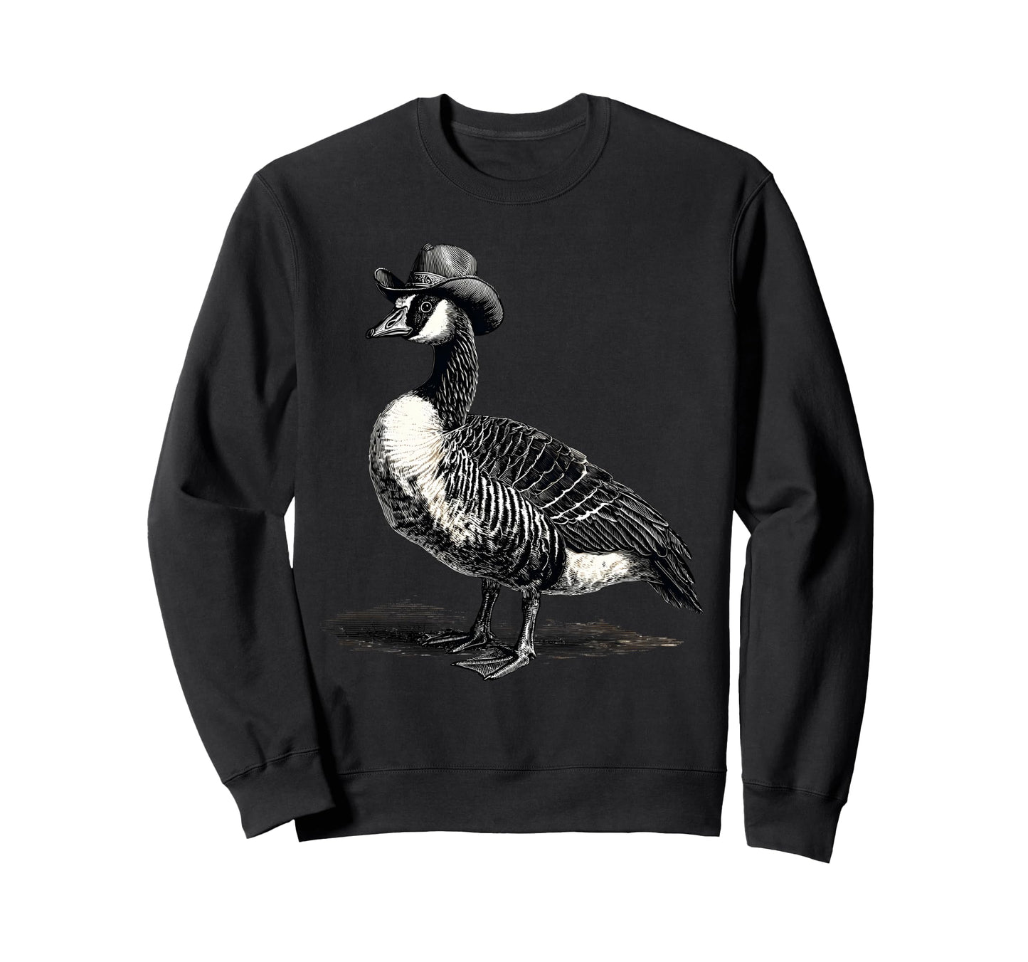 Country Cowboy Goose Rodeo Sweatshirt - Casual Everyday Wear Men Women - T-Shirt, Sweatshirt, Hoodie