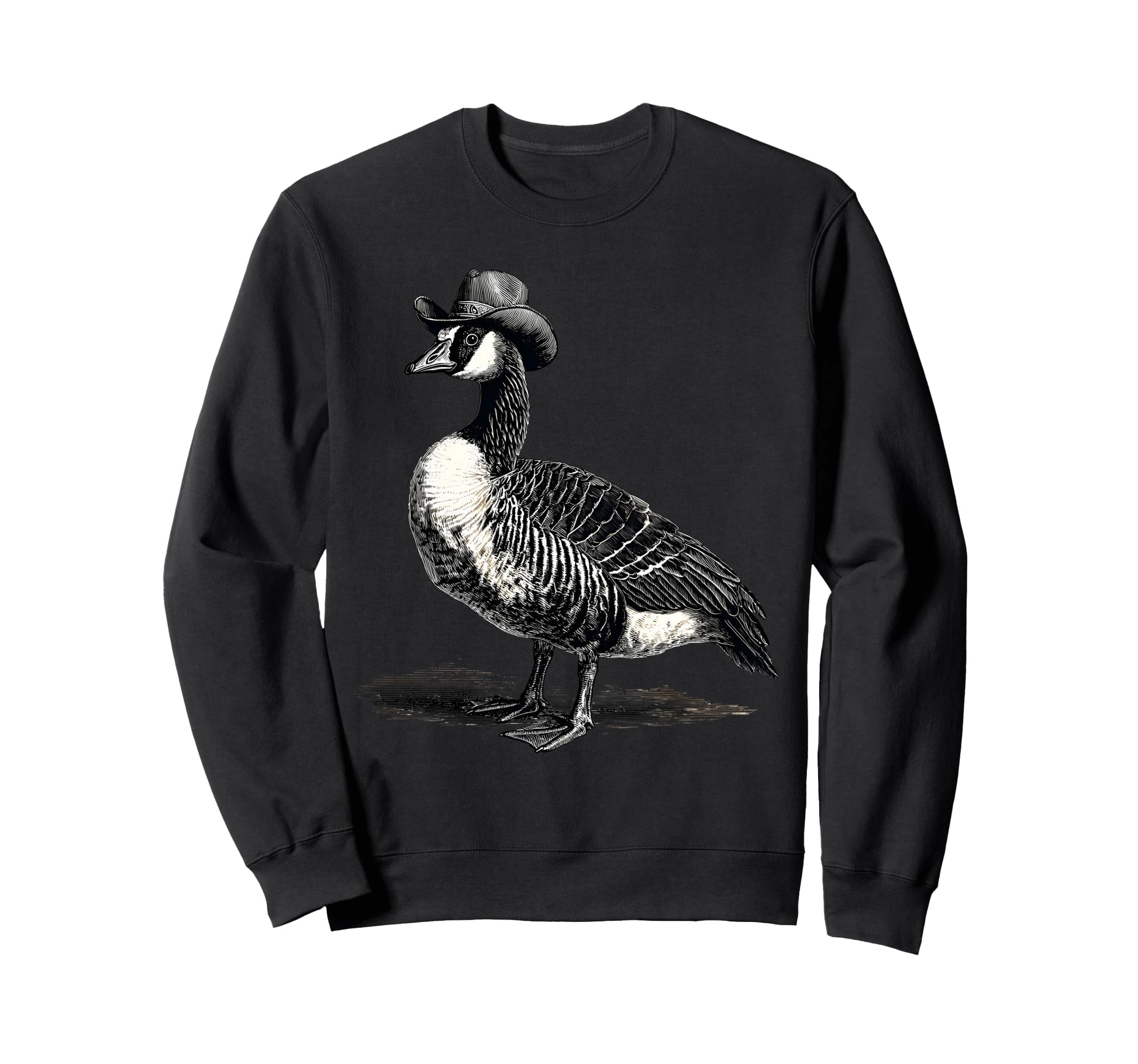 Country Cowboy Goose Rodeo Sweatshirt - Casual Everyday Wear Men Women - T-Shirt, Sweatshirt, Hoodie