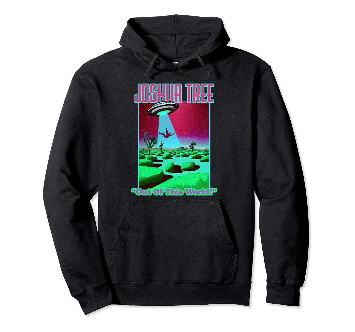 Joshua Tree Out This World Funny Hoodie - Minimalist Print for Adults - T-Shirt, Sweatshirt, Hoodie