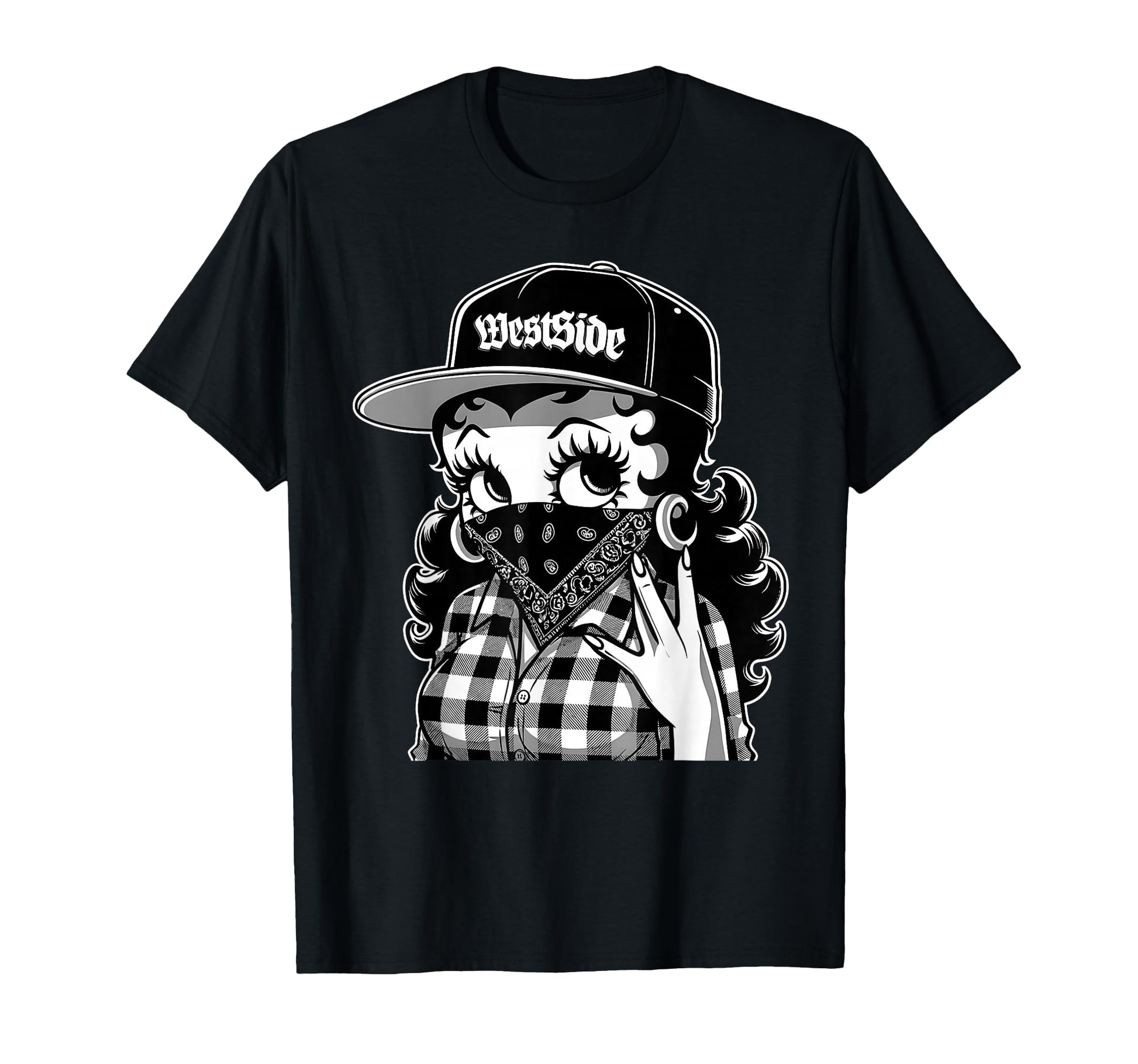 Westside Hand Sign Gang West Coast T-Shirt - Custom Art Print for Adults - T-Shirt, Sweatshirt, Hoodie