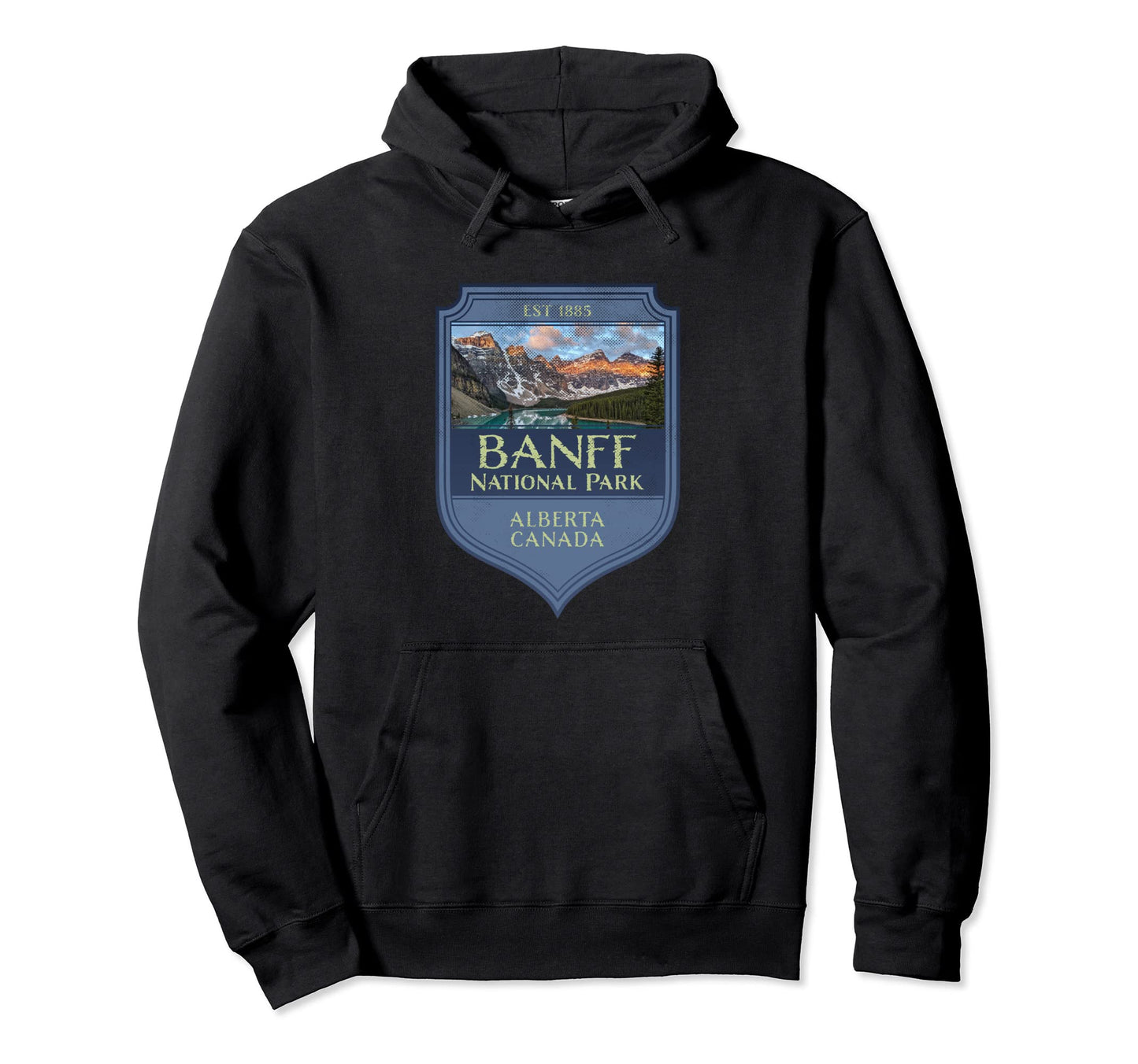 Banff National Park Picture Hoodie - Casual Everyday Wear Men Women - T-Shirt, Sweatshirt, Hoodie