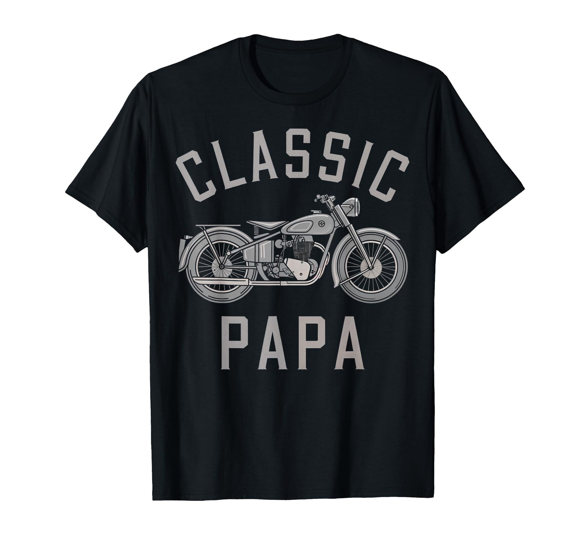 Papa Motorcycle Biker T-Shirt - Novelty Apparel for Adults - T-Shirt, Sweatshirt, Hoodie