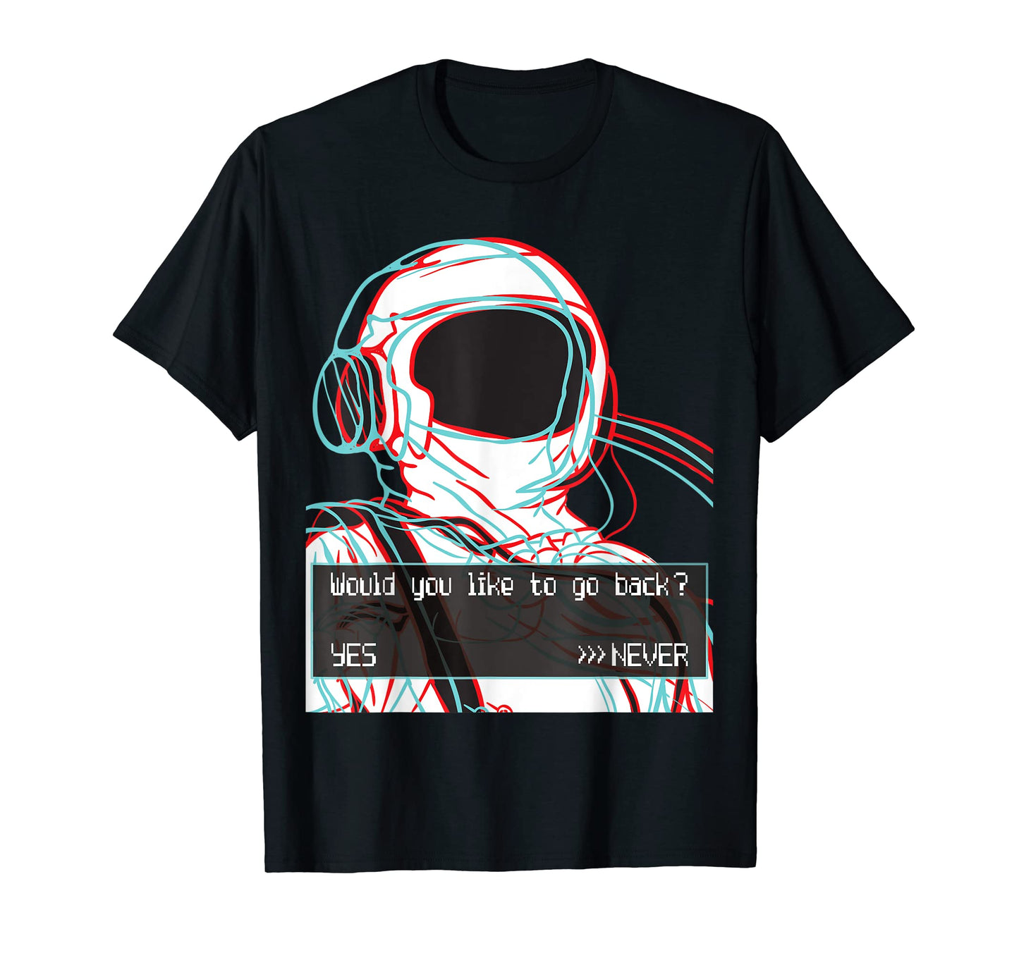 Astronaut Art Aesthetic Vaporwave Glitch T-Shirt - Streetwear Style Unisex - T-Shirt, Sweatshirt, Hoodie