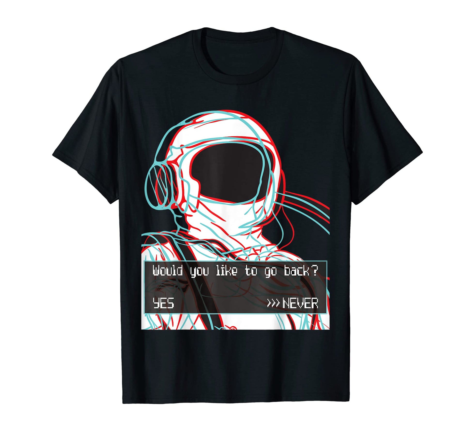 Astronaut Art Aesthetic Vaporwave Glitch T-Shirt - Streetwear Style Unisex - T-Shirt, Sweatshirt, Hoodie