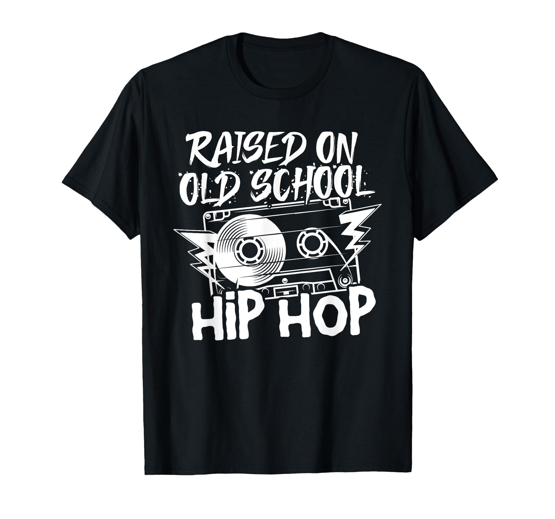 Raised Old School Hip Hop Anniversary T-Shirt - Fun Novelty Design Unisex - T-Shirt, Sweatshirt, Hoodie